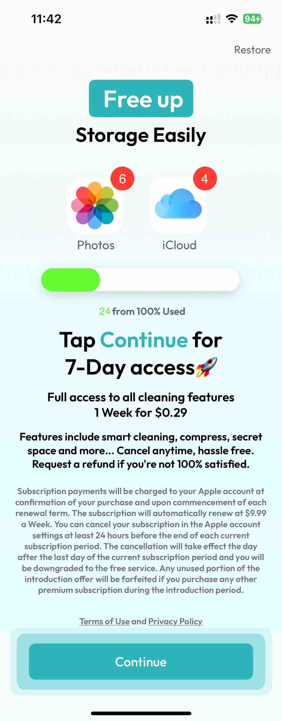 Cleaner: Phone Cleanup Storage