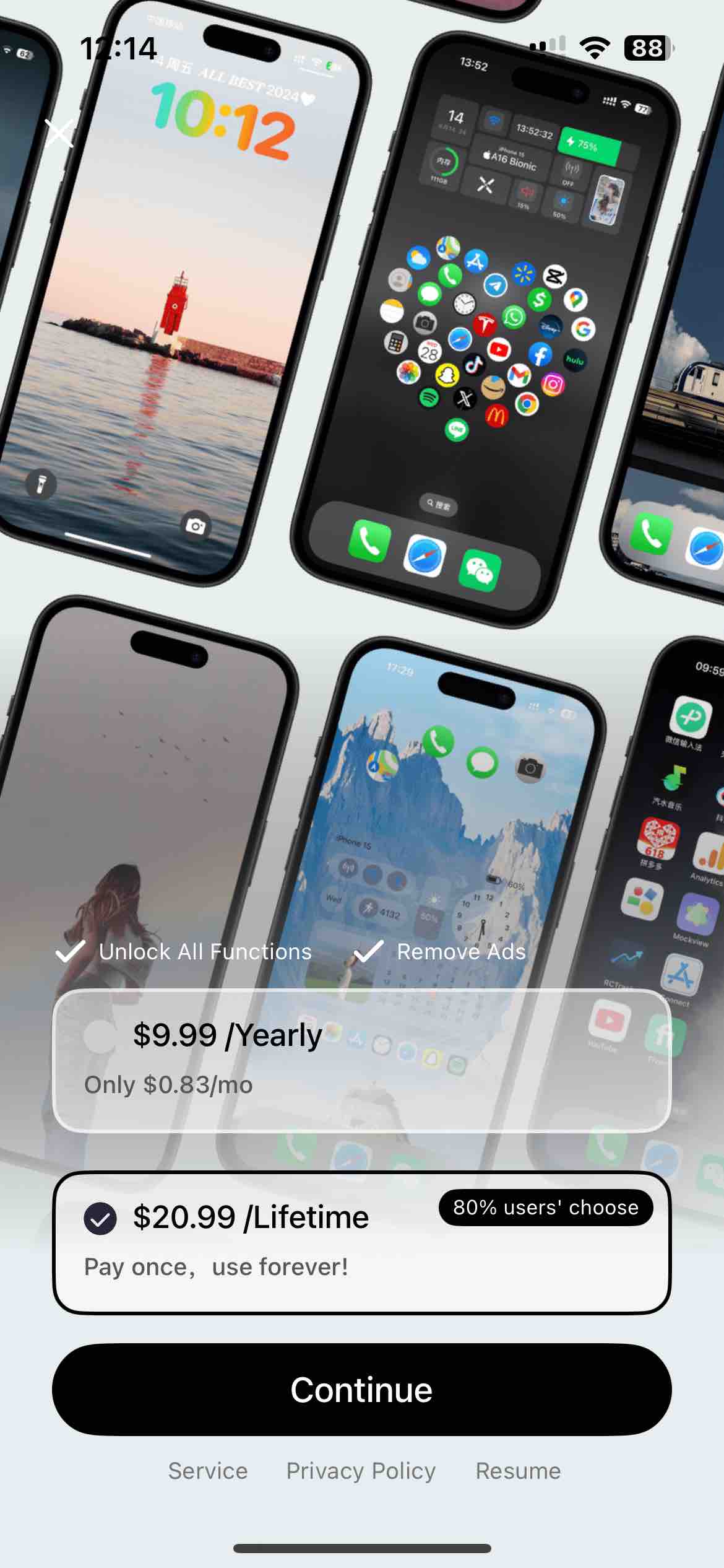 MoYo Widgets：Home/Lock Screen