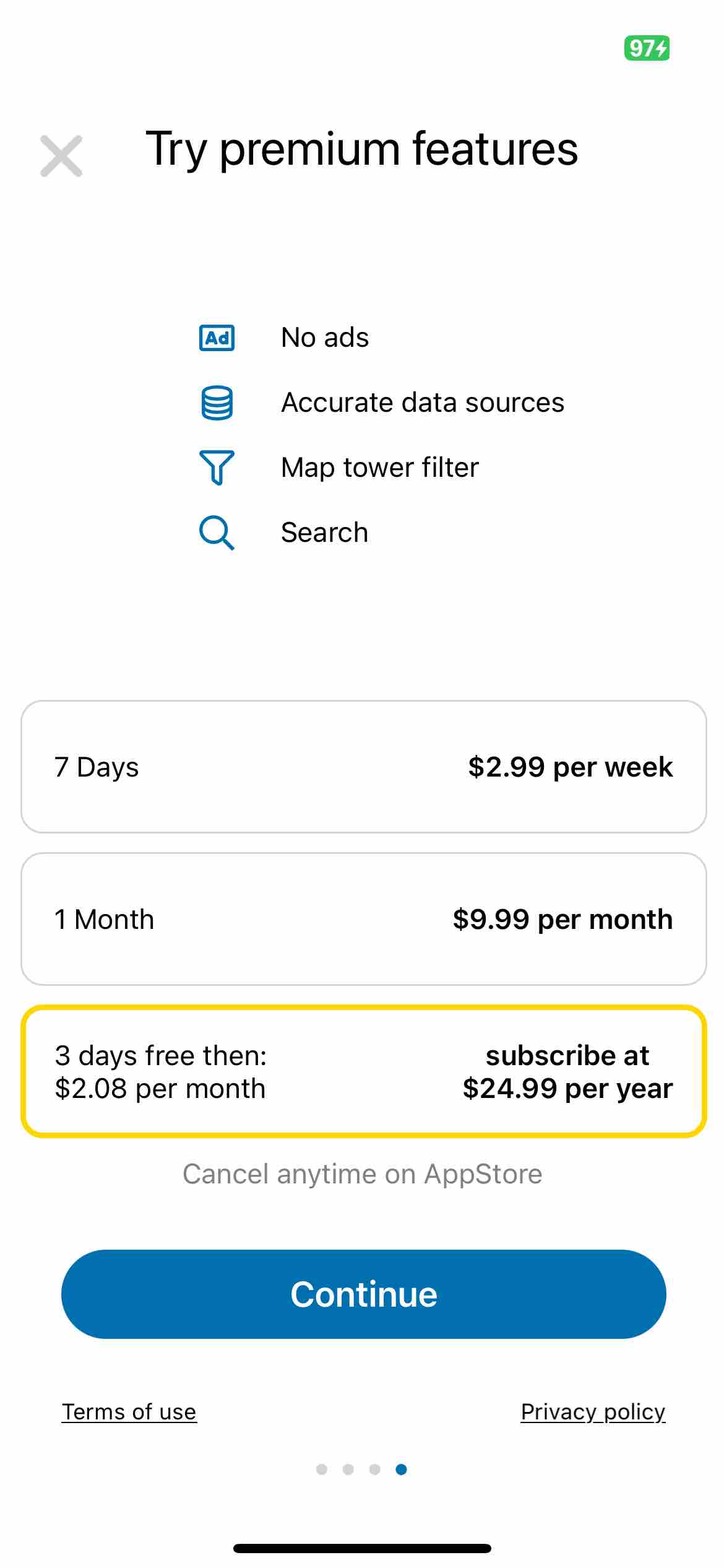 Cellular Tower - Signal Finder