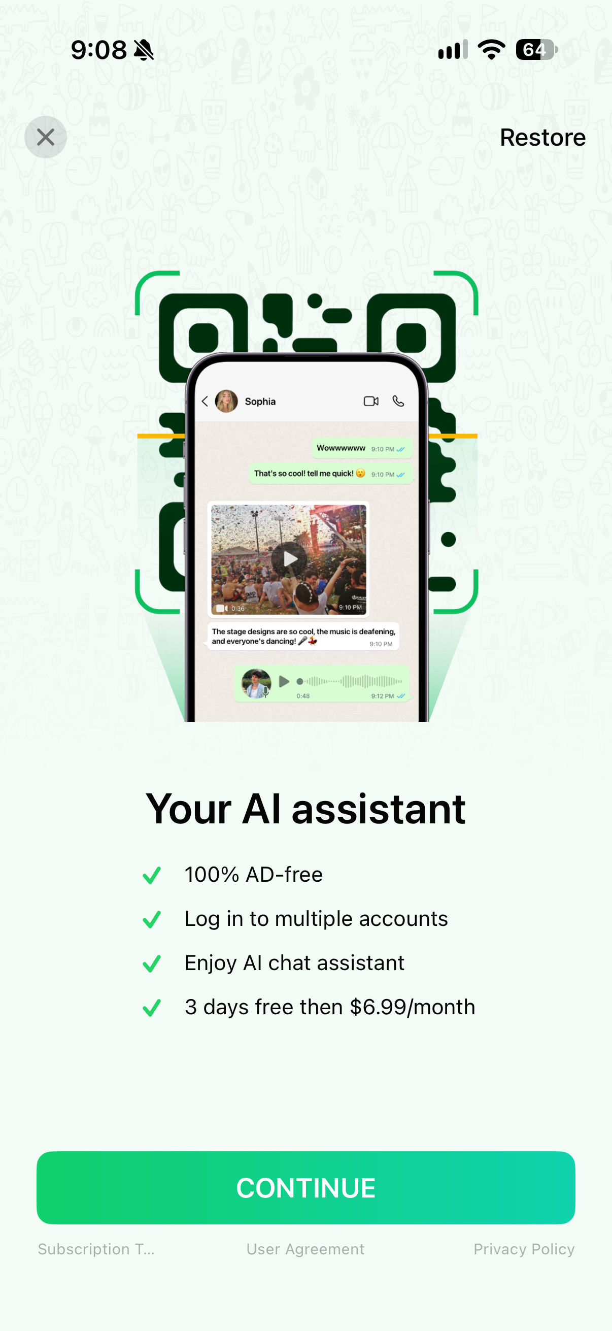 WA Web - Dual Messenger ⁺