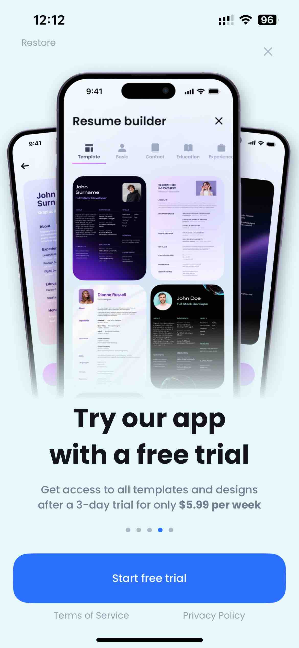 Resume Builder: PDF CV Maker