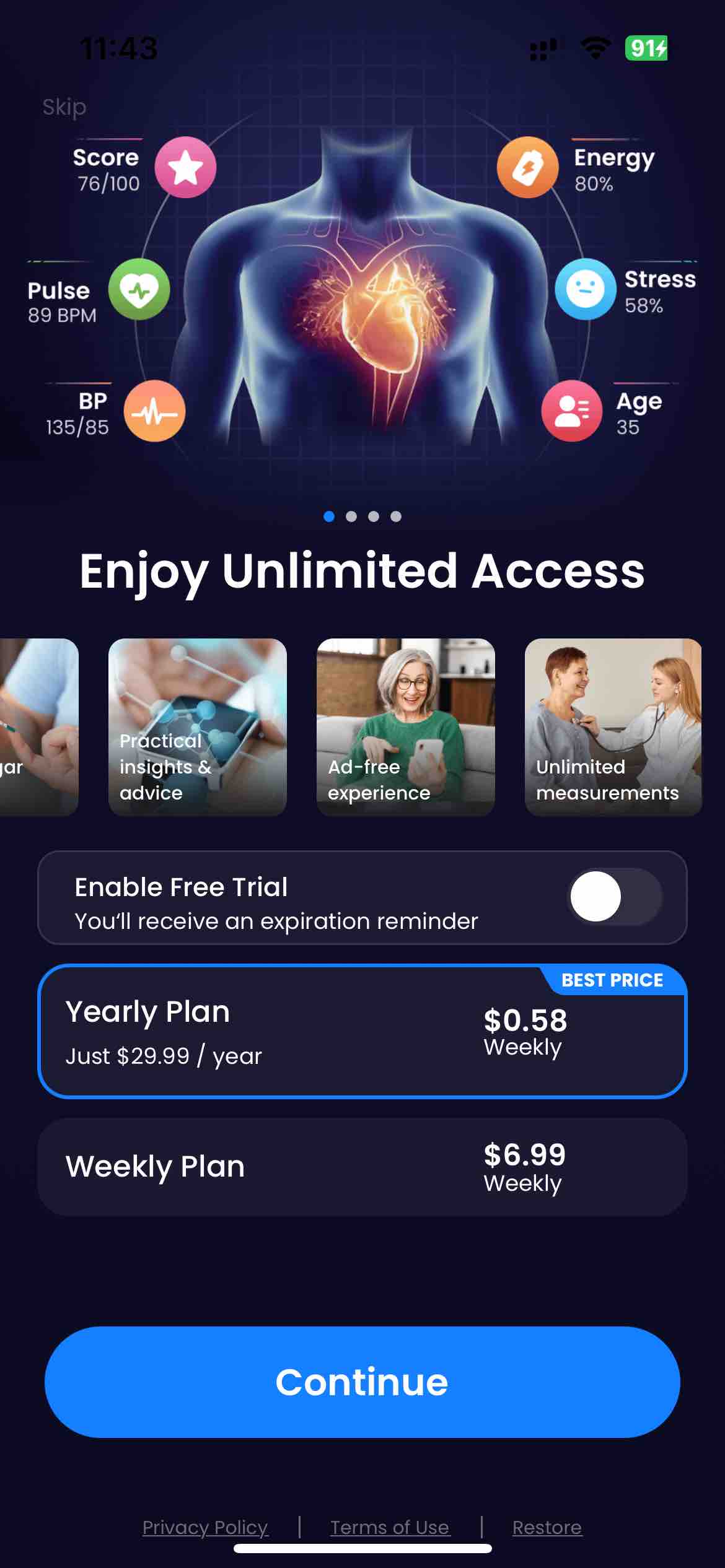 Blood Pressure App-BP Tracker