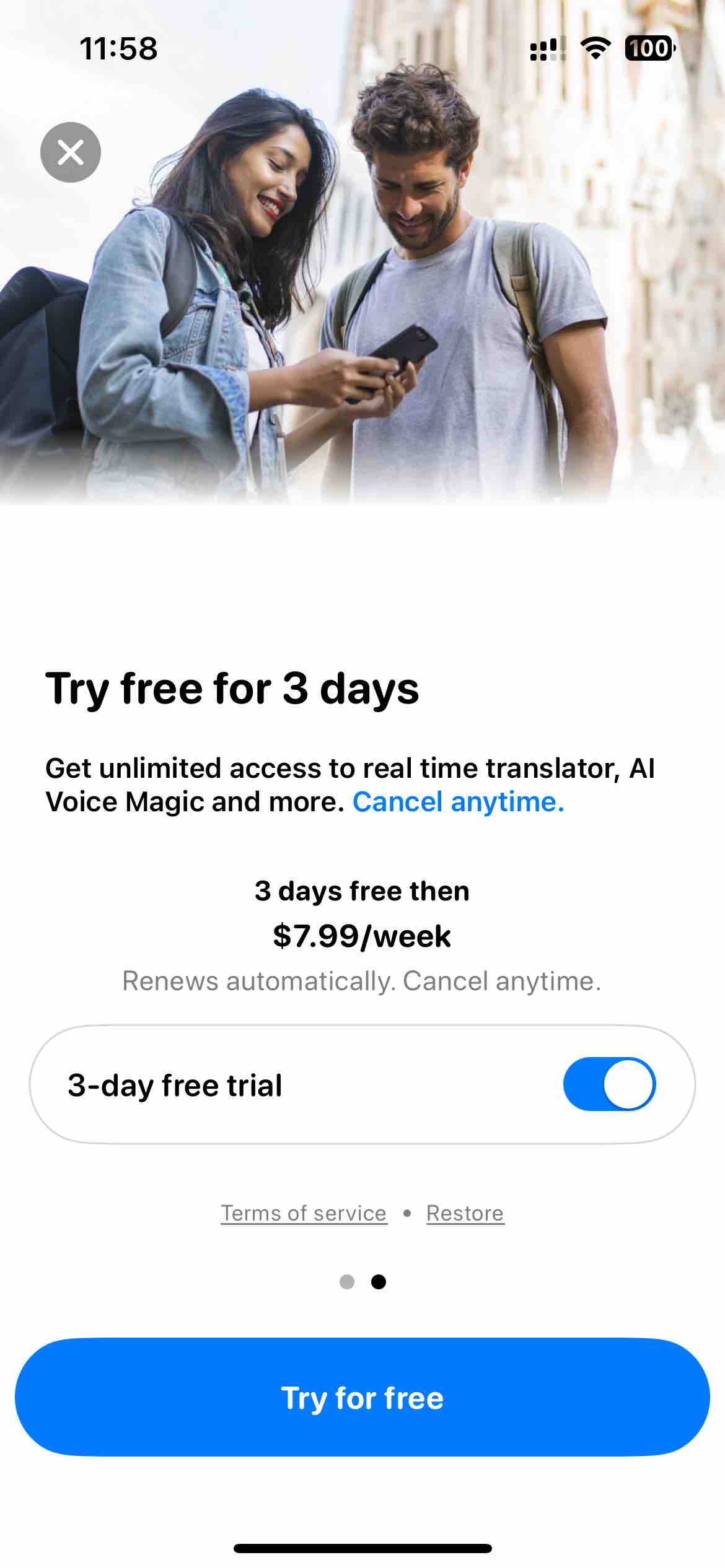 Translate your Voice - Talk AI