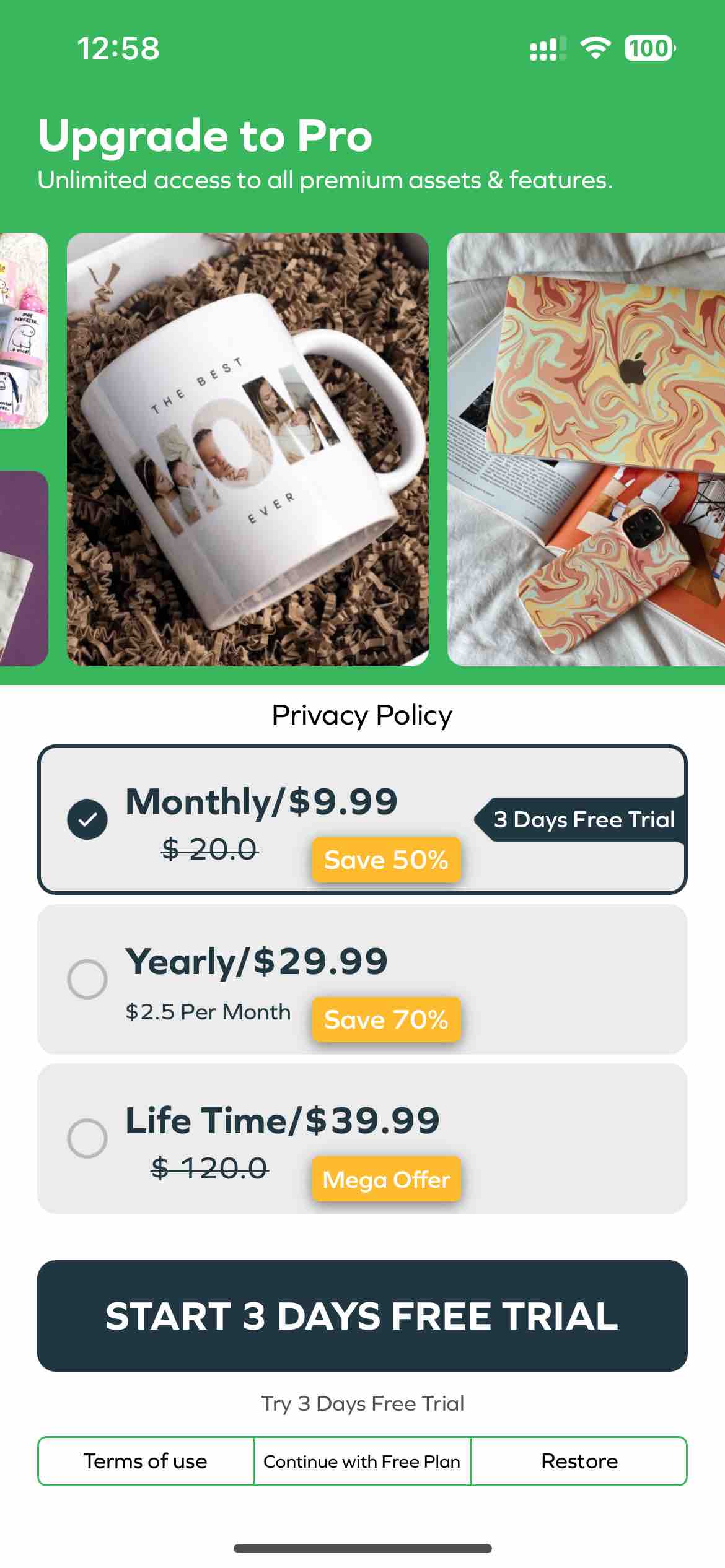 Printing Design & Mockup Space