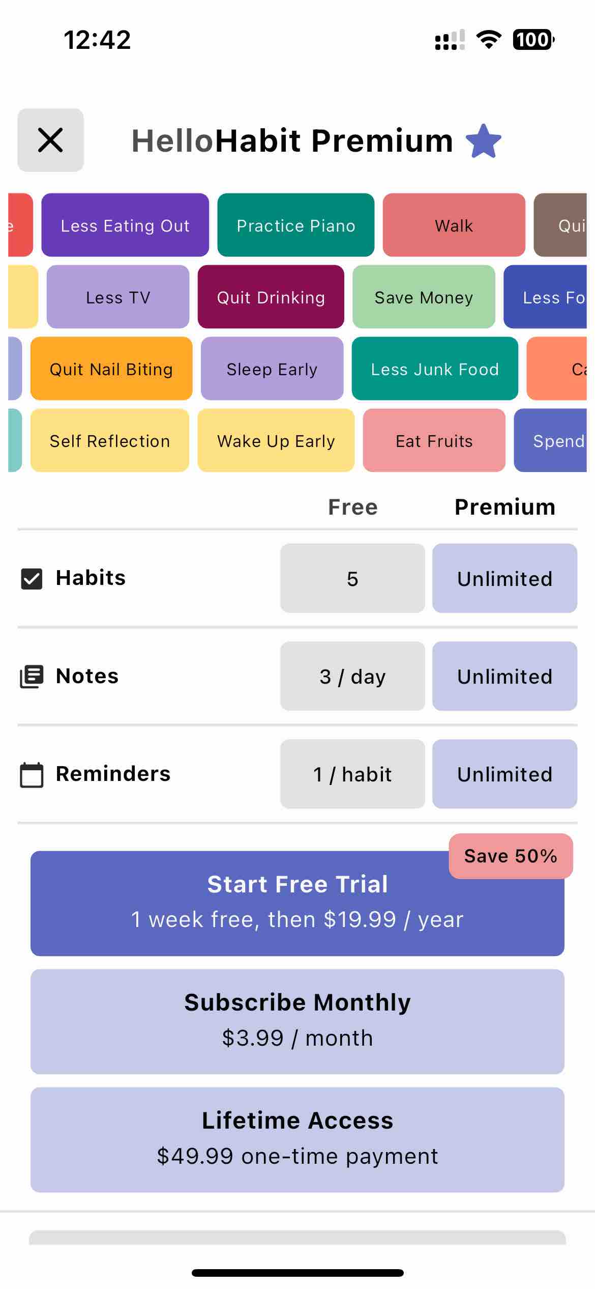 HelloHabit - Habit Tracker