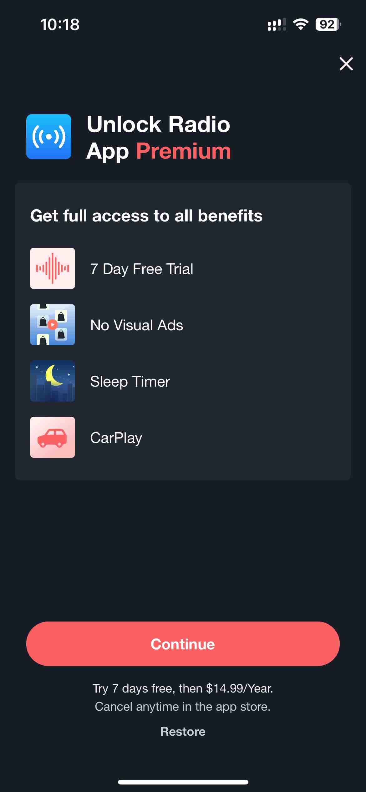 Radio App