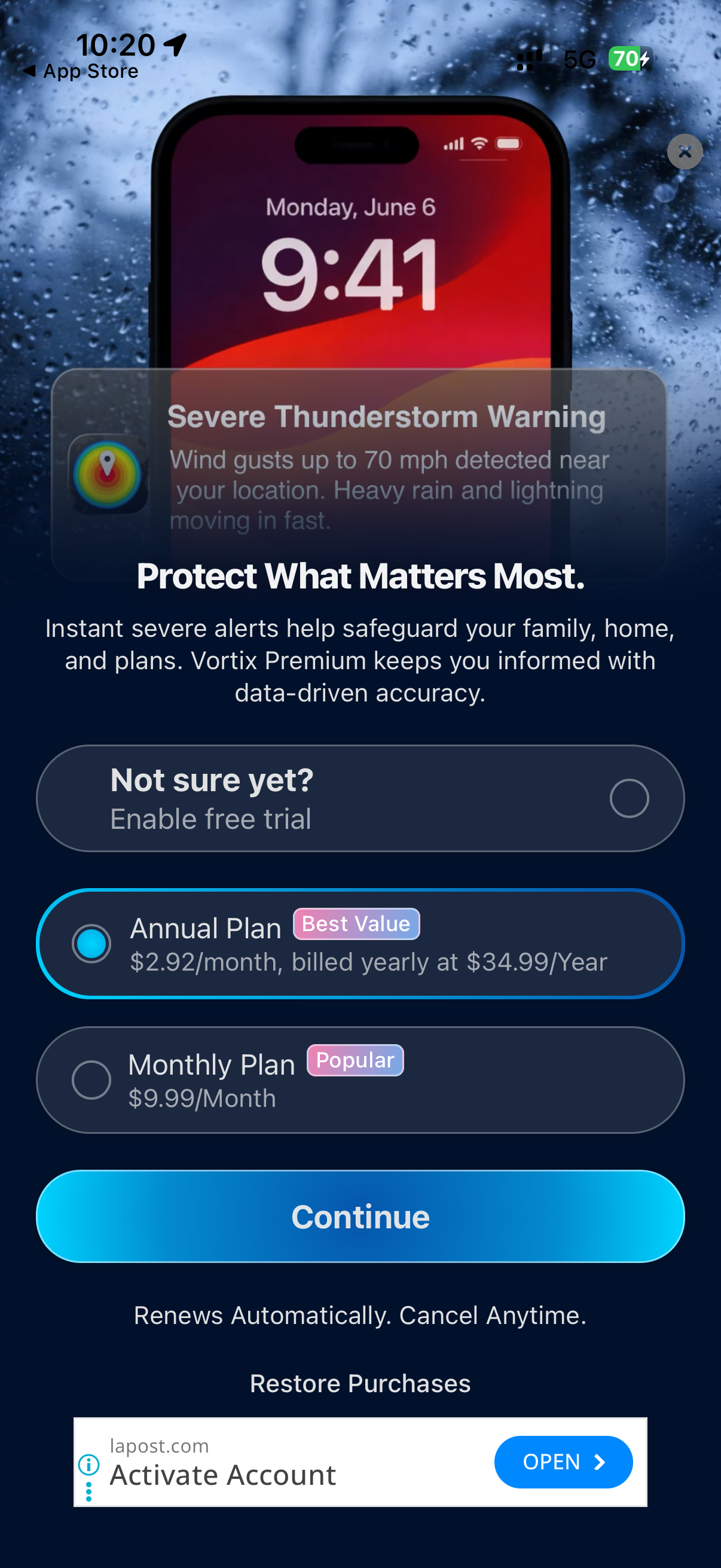Vortix Pro Weather Radar Maps