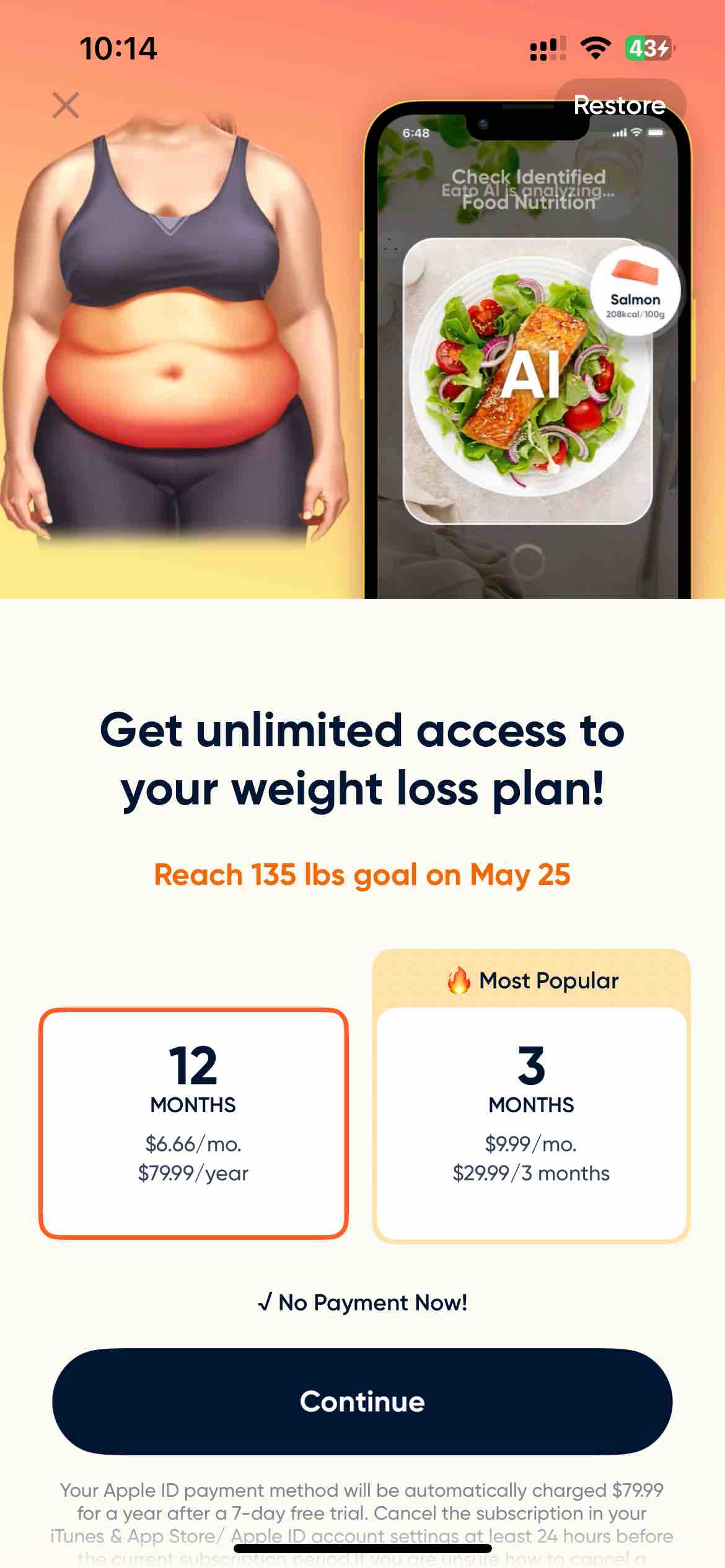 Eato®: Calorie Counter