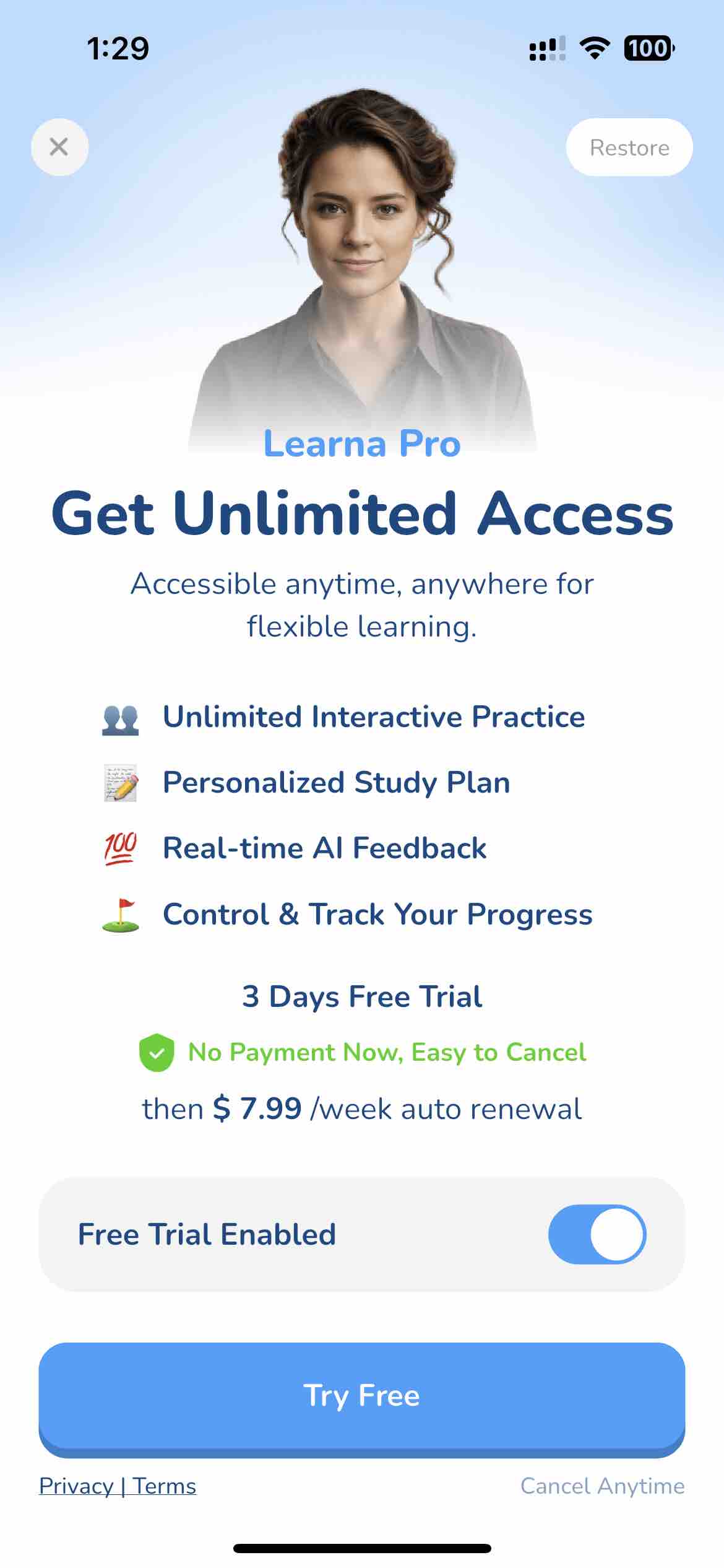 Learna: Speak & Learn English