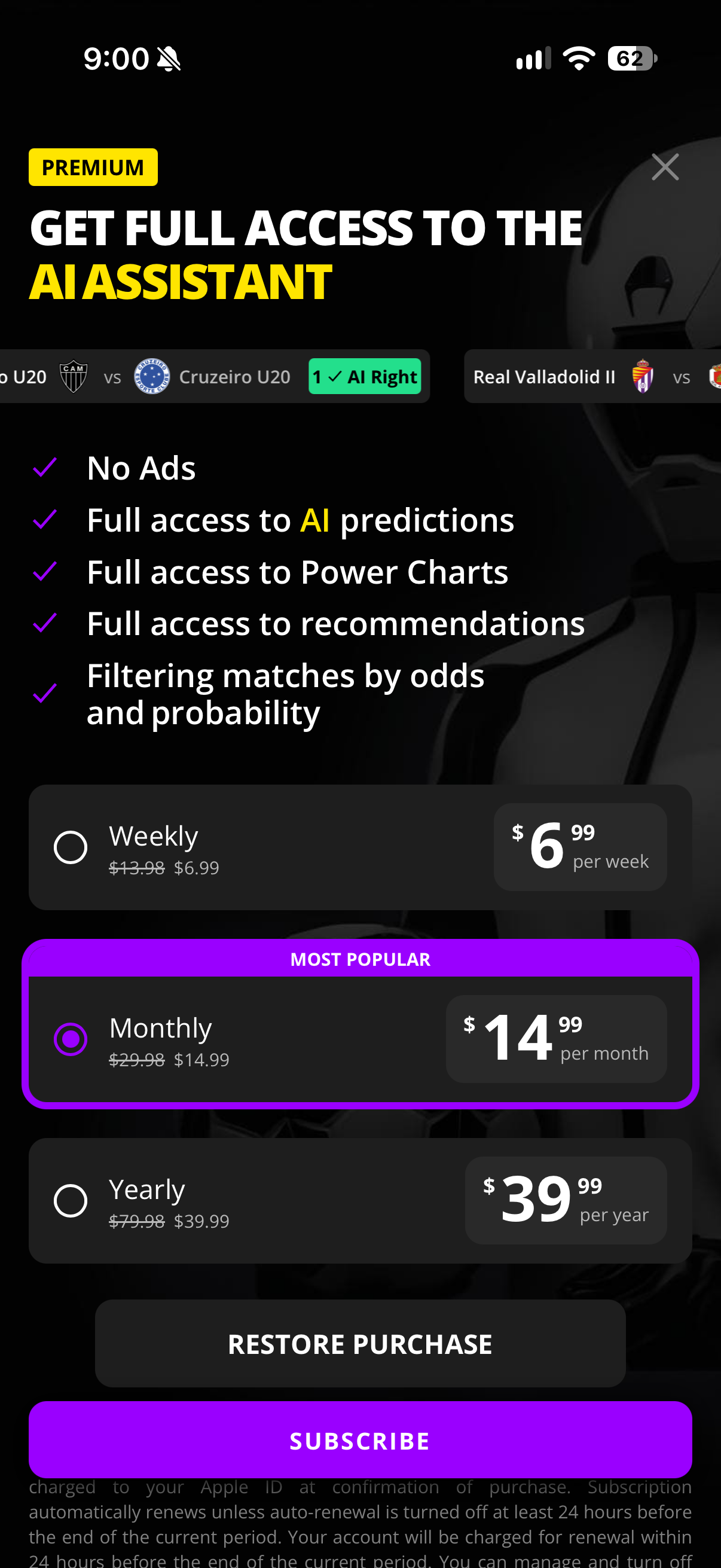 180Score: Soccer Predictions