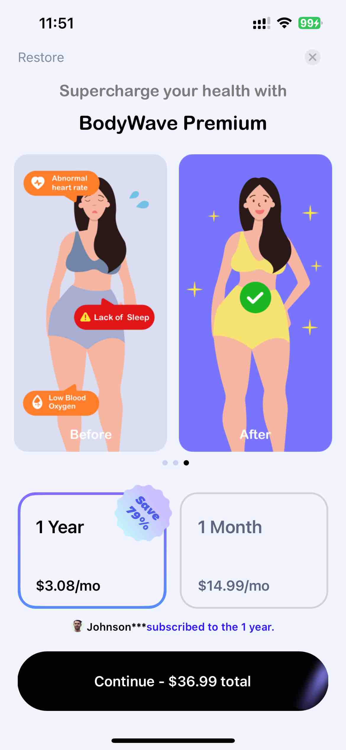 BodyWave: Health Tracker