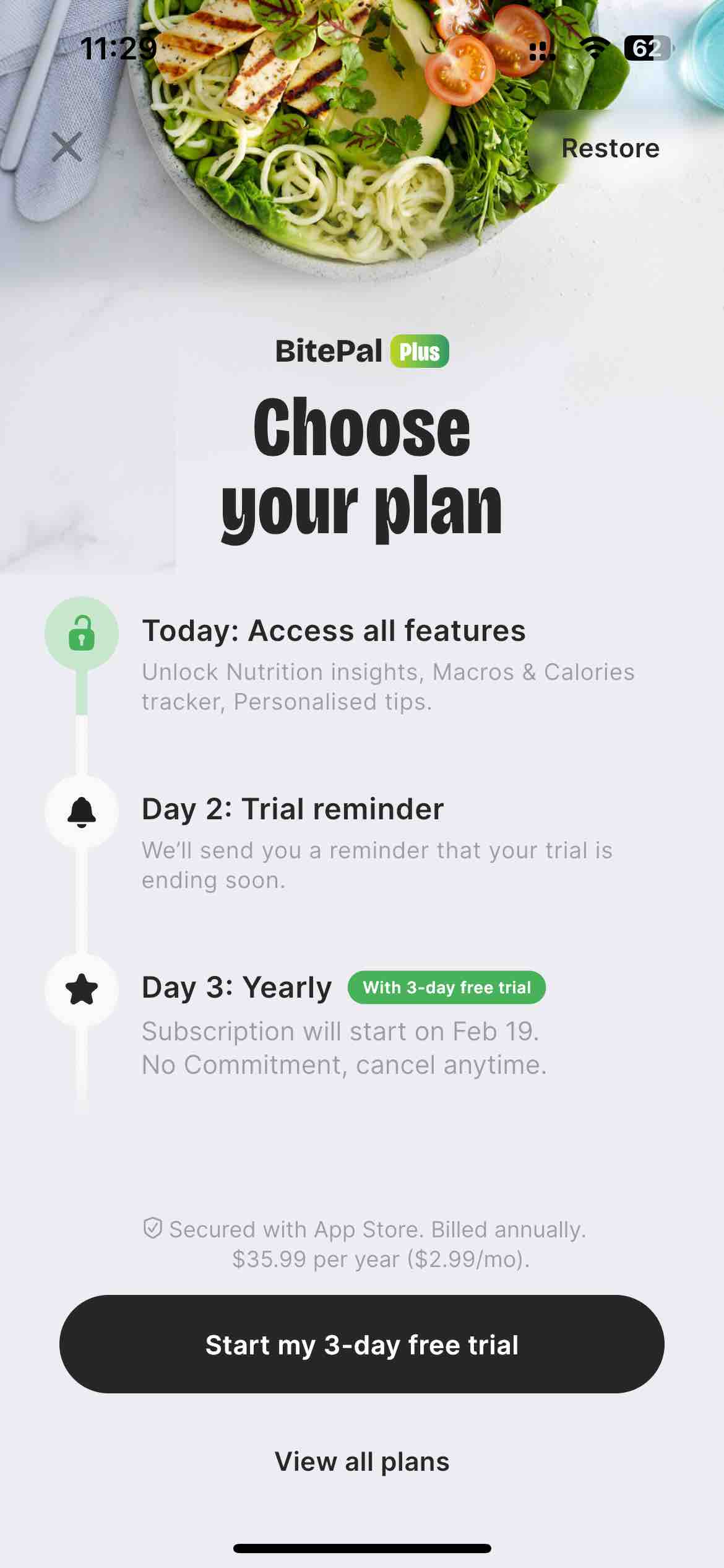 BitePal: Food Calorie Tracker