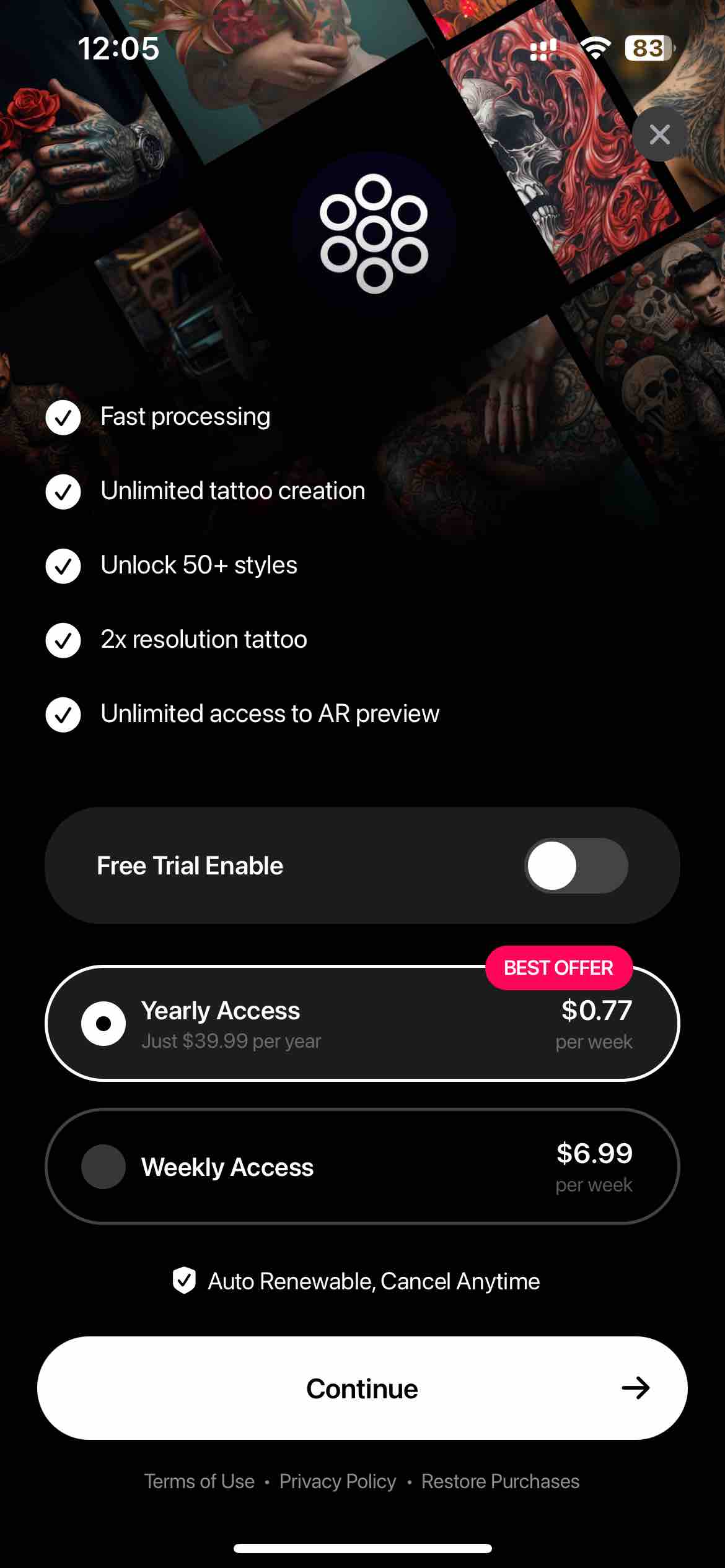 Tattoo AI - Tattoo Design