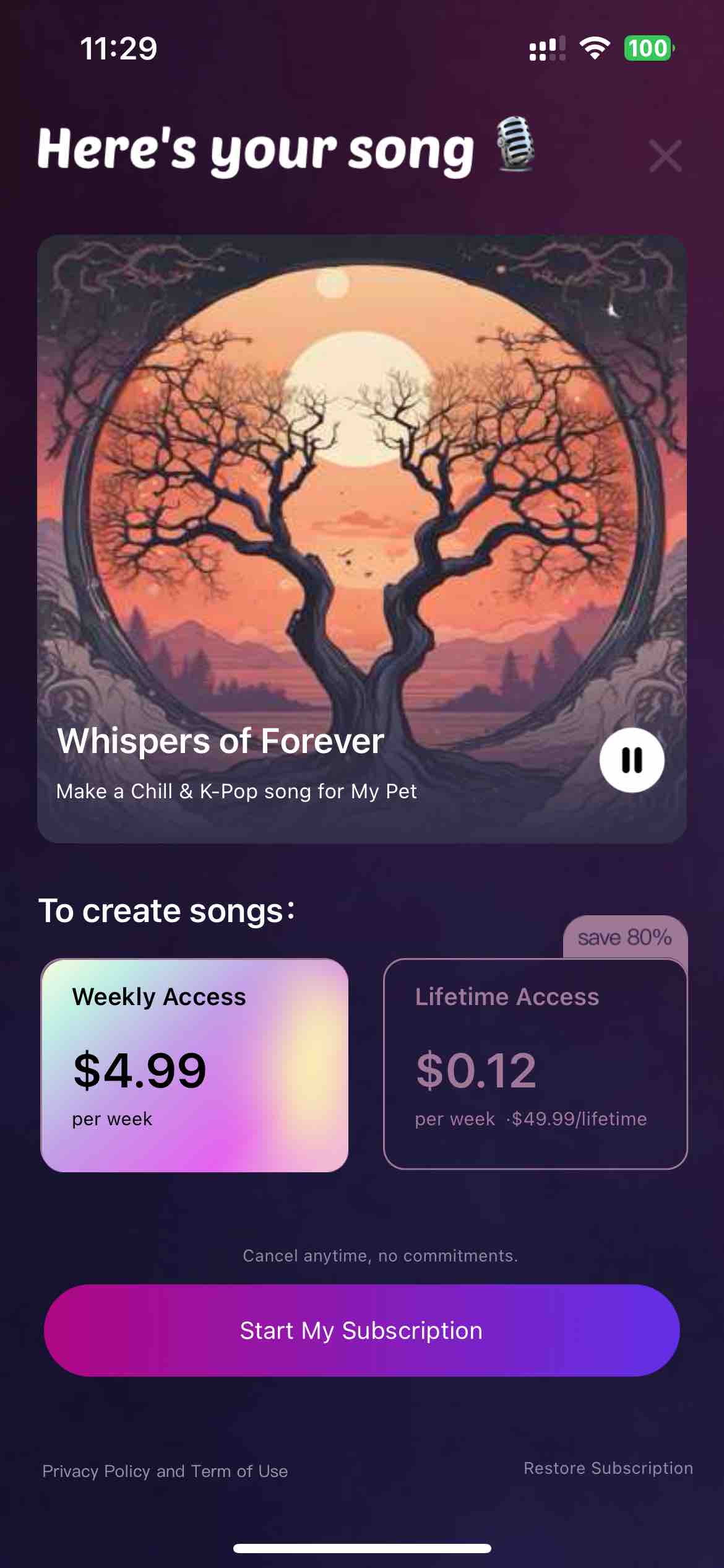 Musent: AI Songs & Music Maker