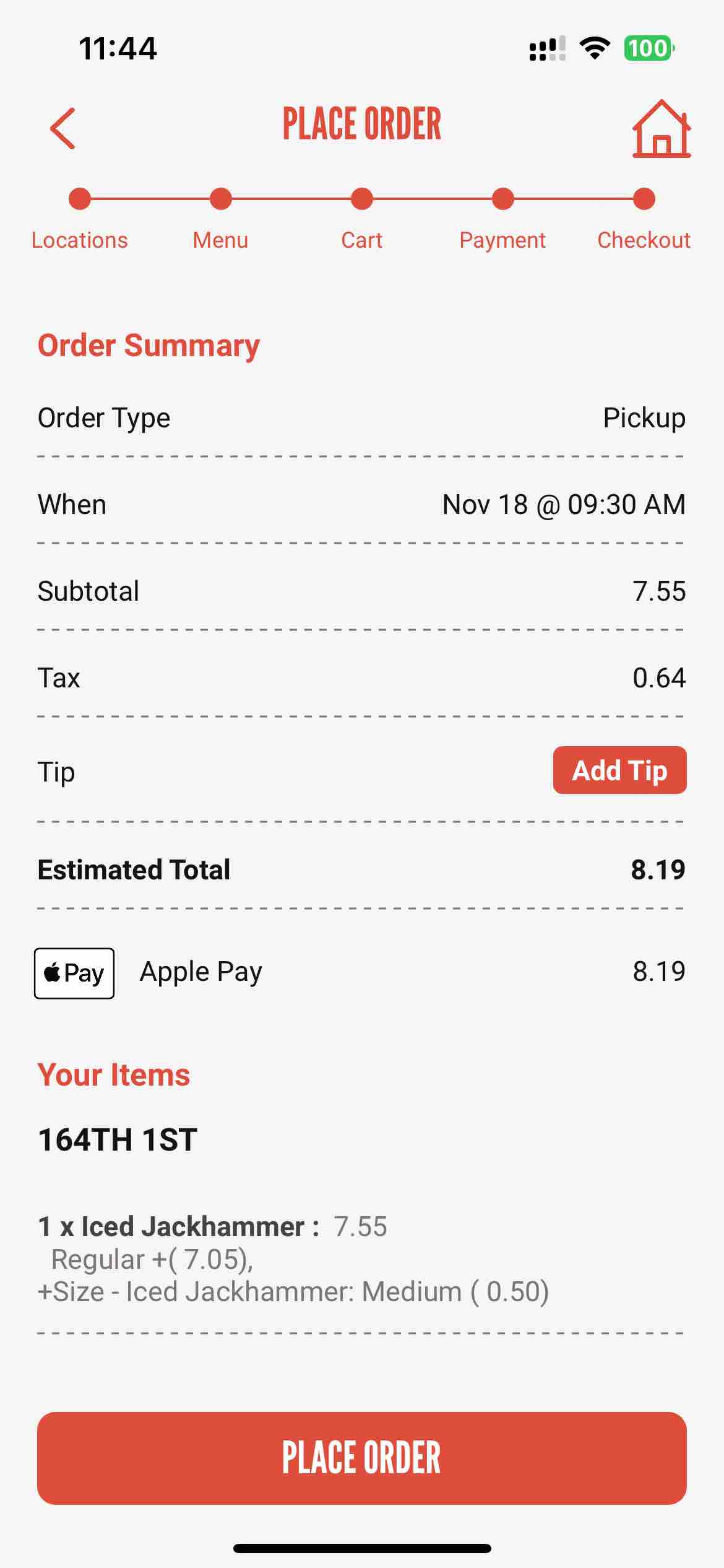 Black Rock Coffee Bar App