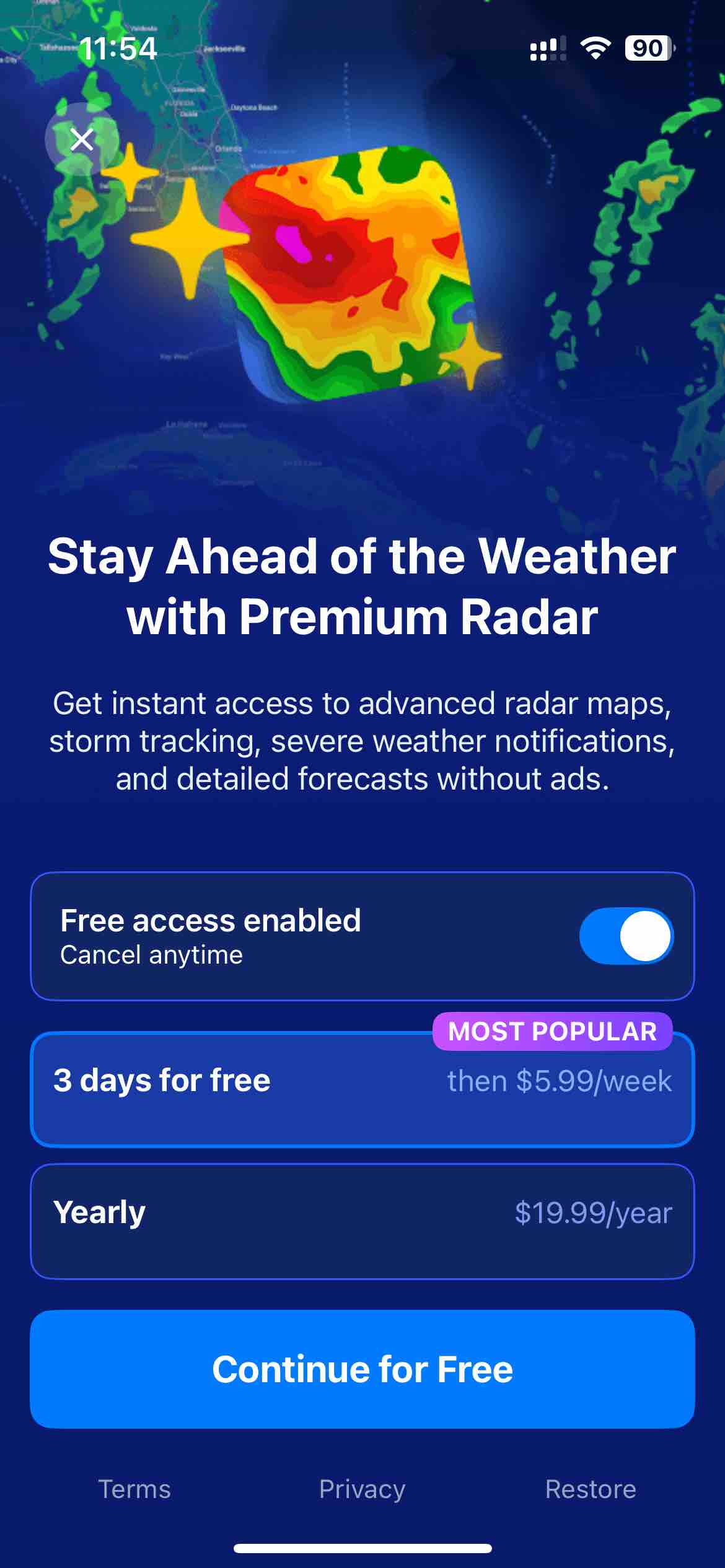 Weather Radar - NOAA Channel