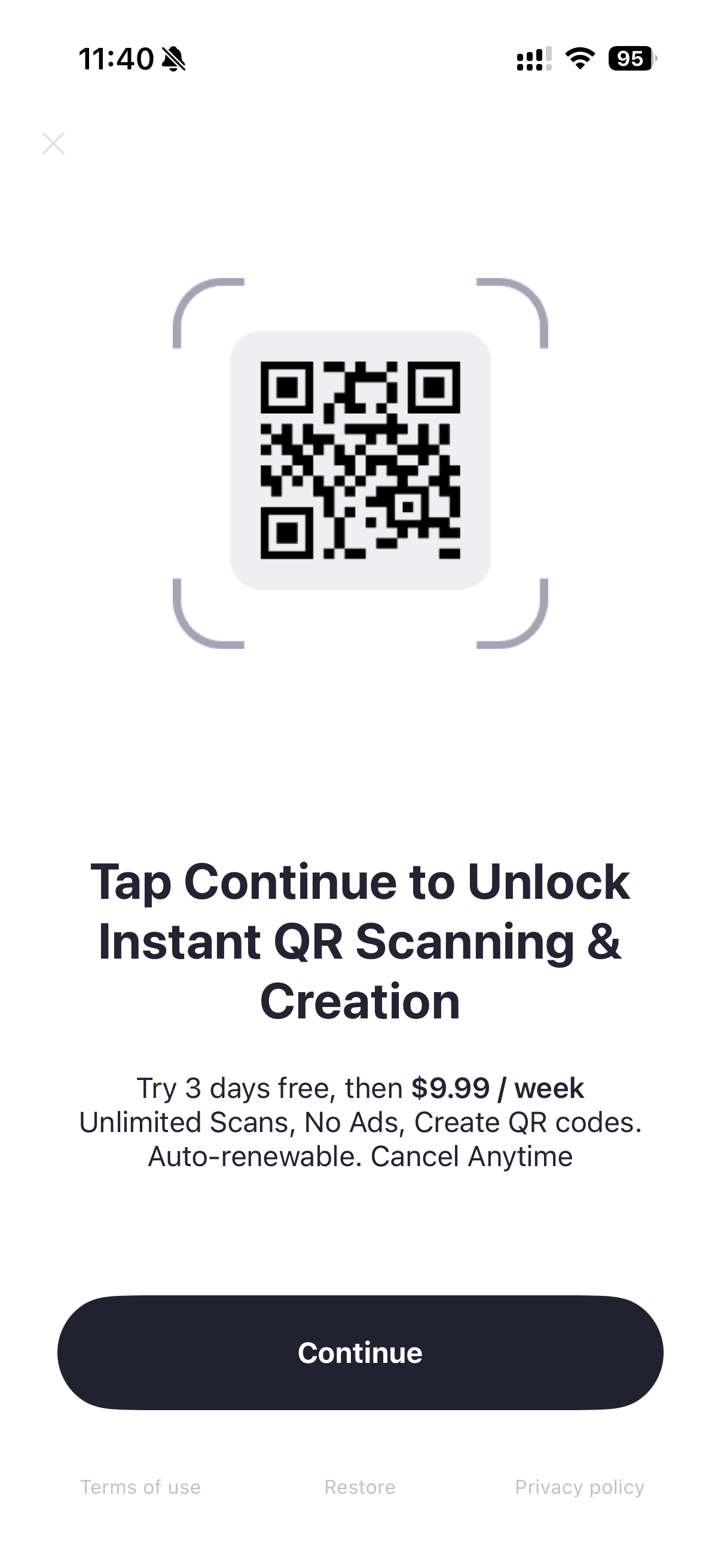 QR Code Reader+Barcode Scanner