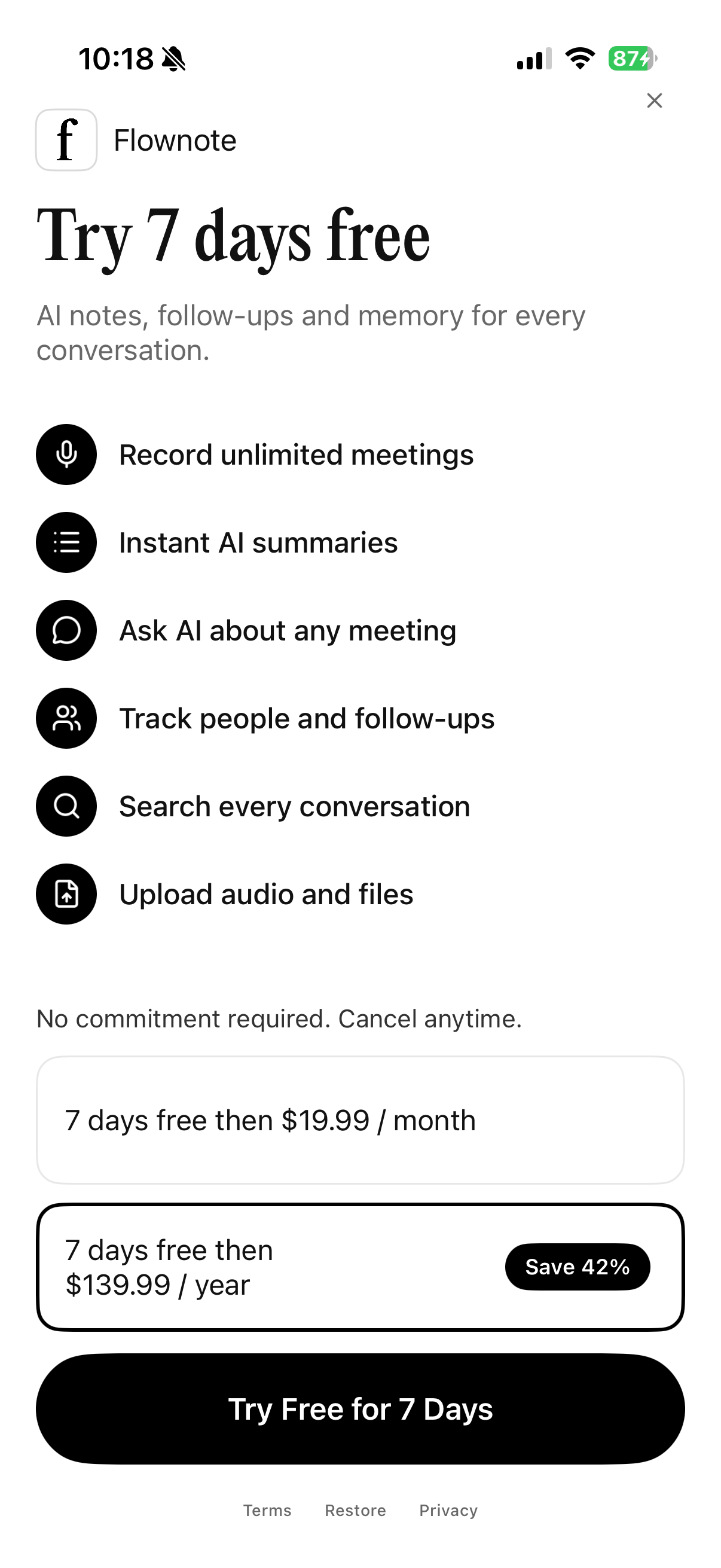 Flownote - AI Note Taker
