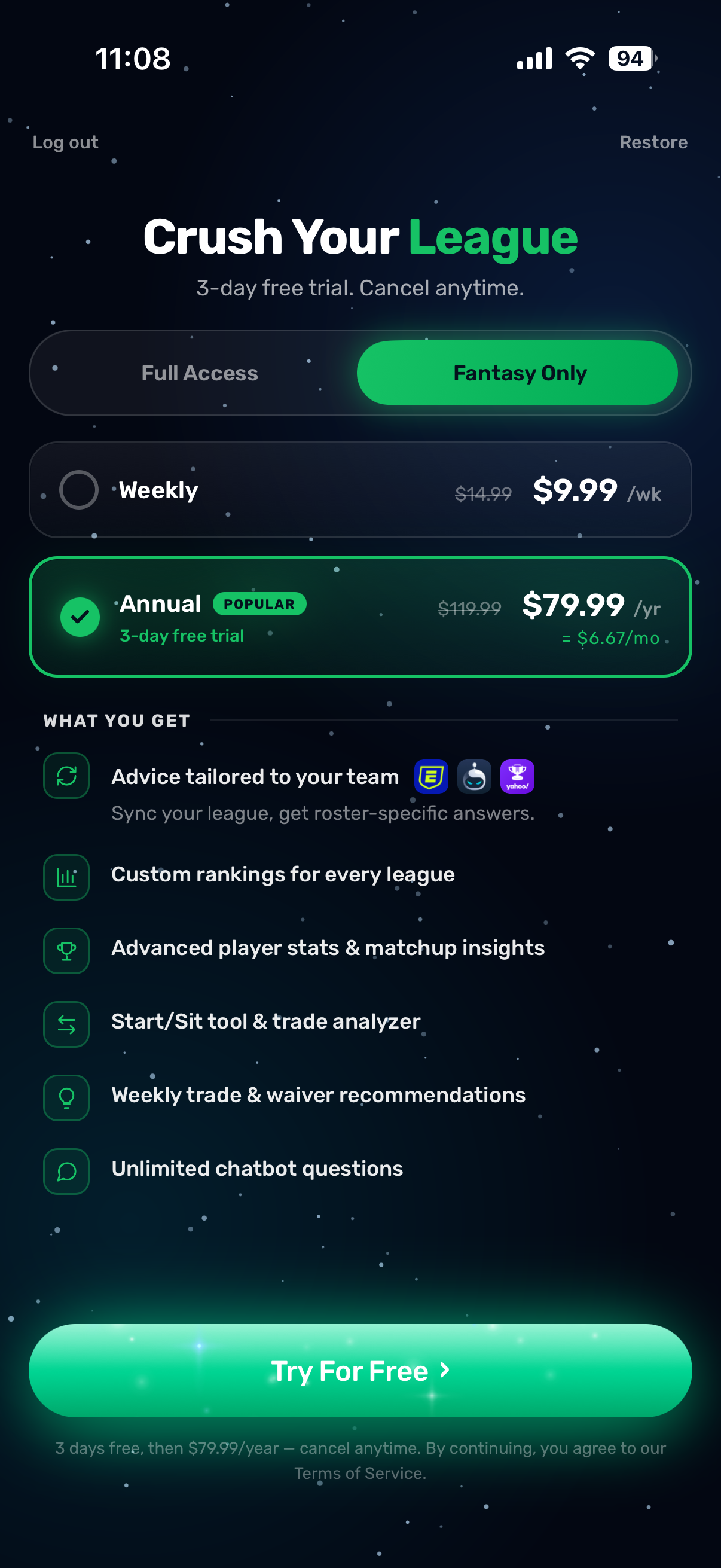 RotoBot - AI Sports Insights
