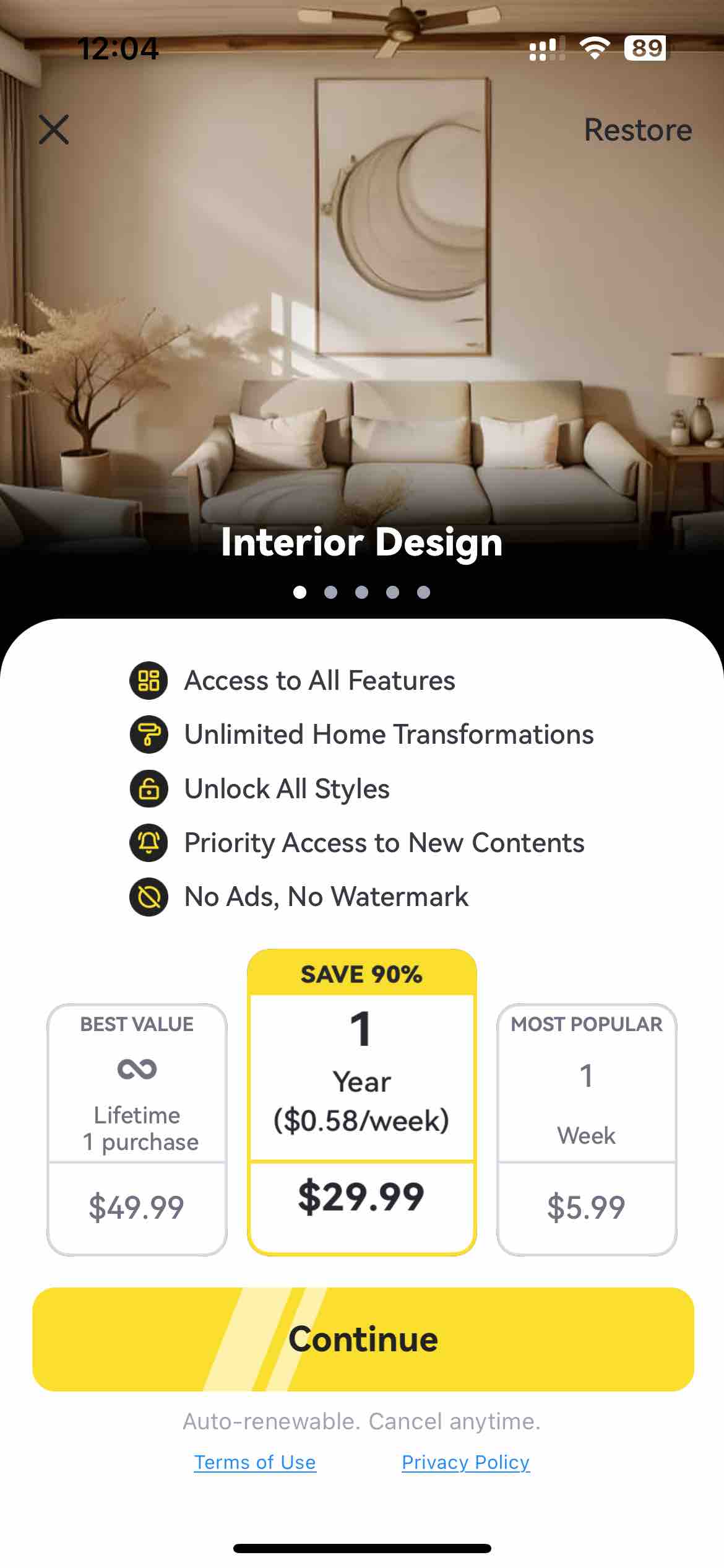 AI Home Design: Interior DecAI