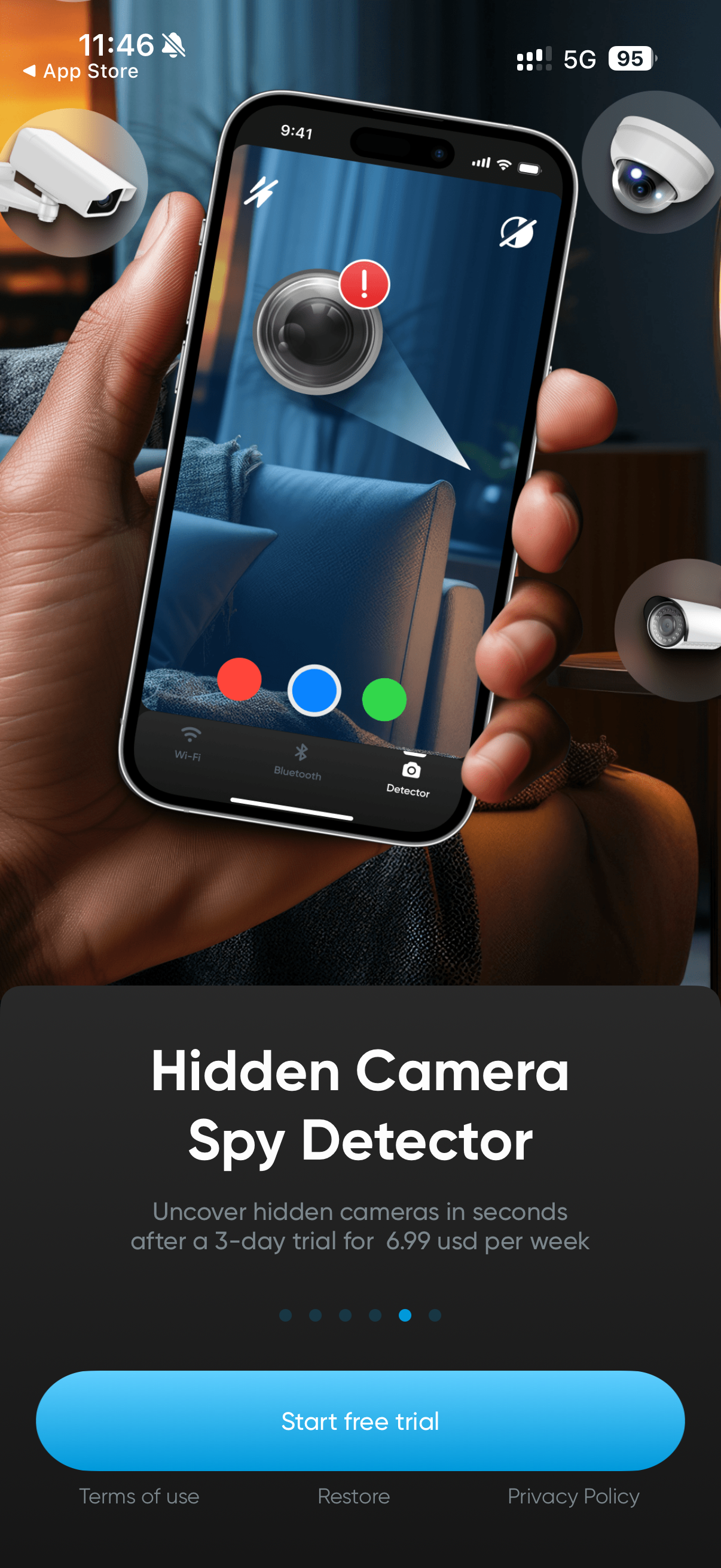 Hidden Camera Finder, Detector