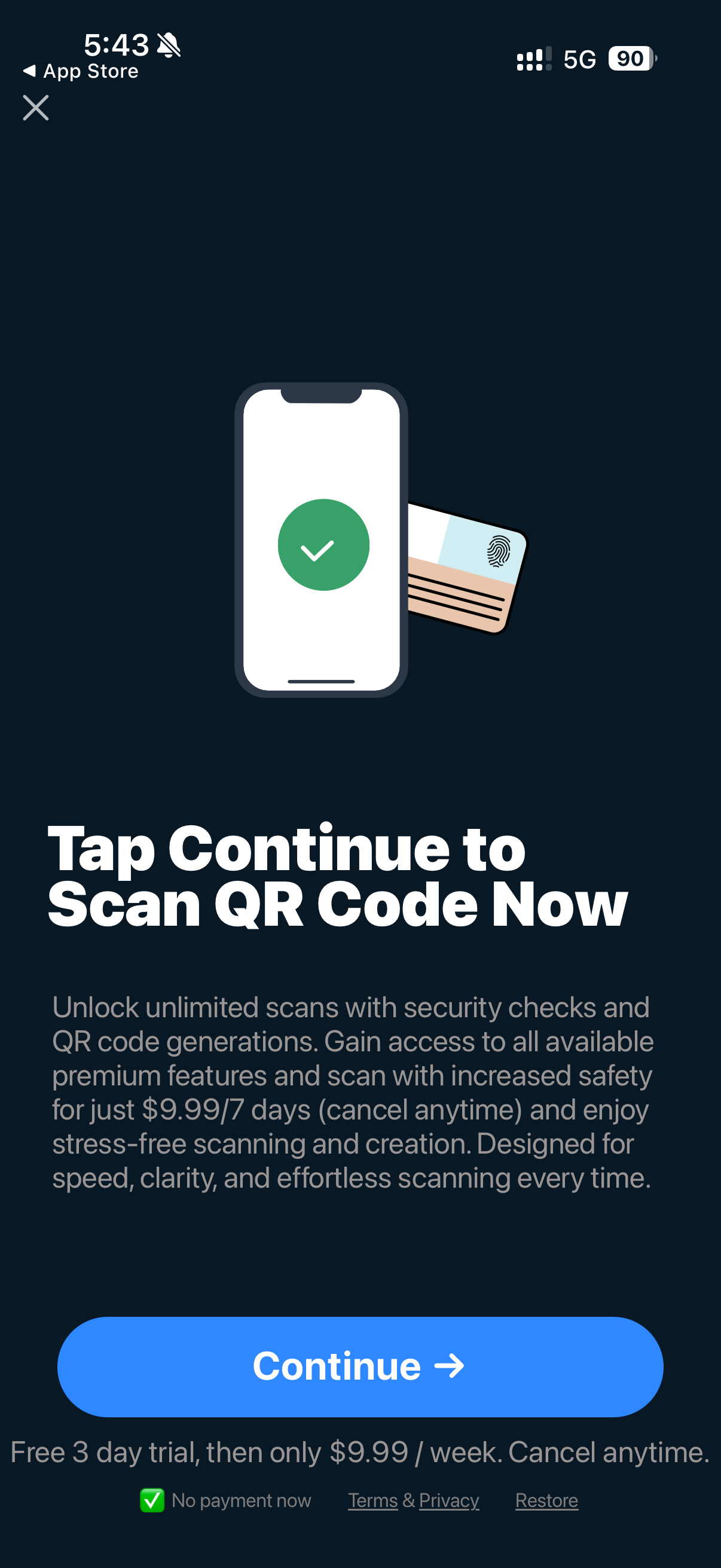 Scan QR Code Now