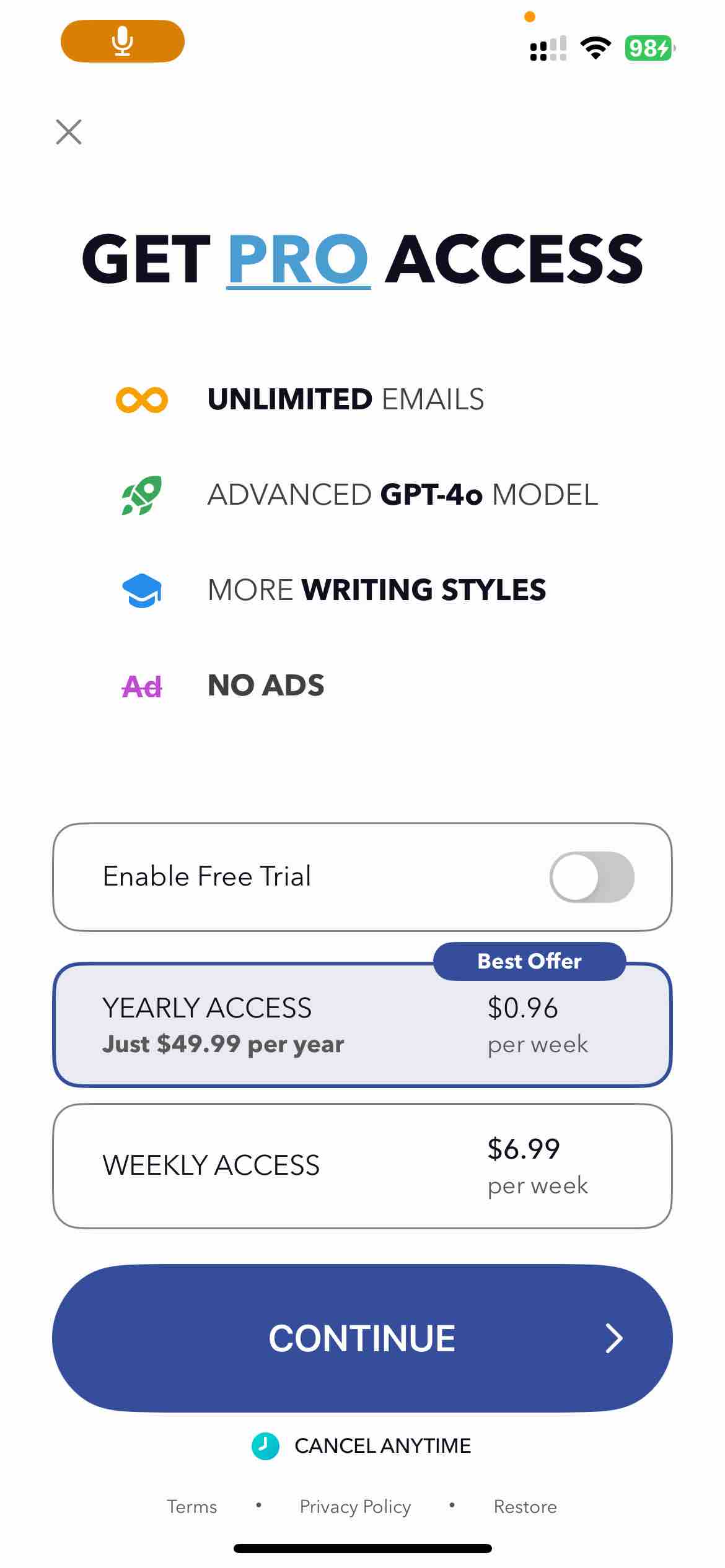 Boss AI Email Writer