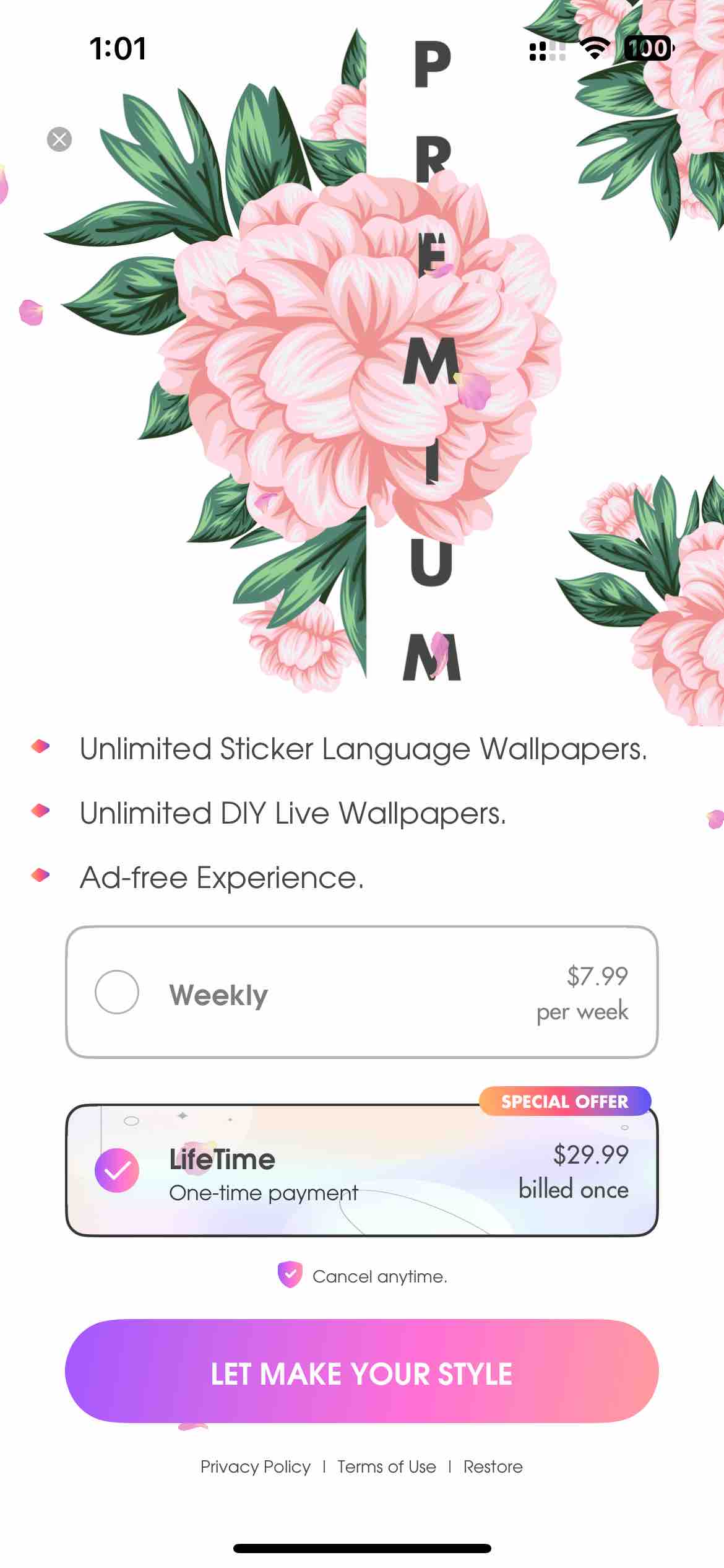Flower Language: DIY Wallpaper