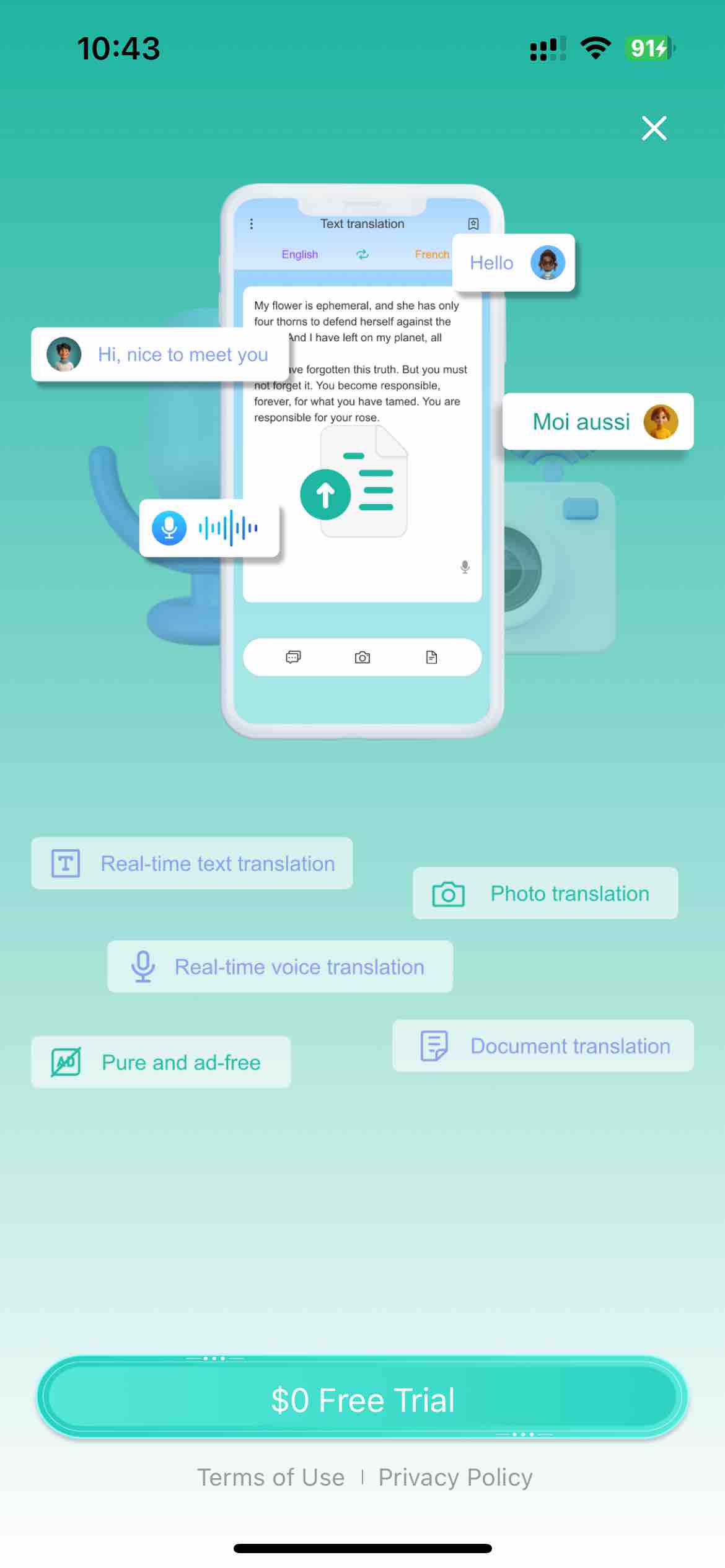 TransEase: Realtime Translator