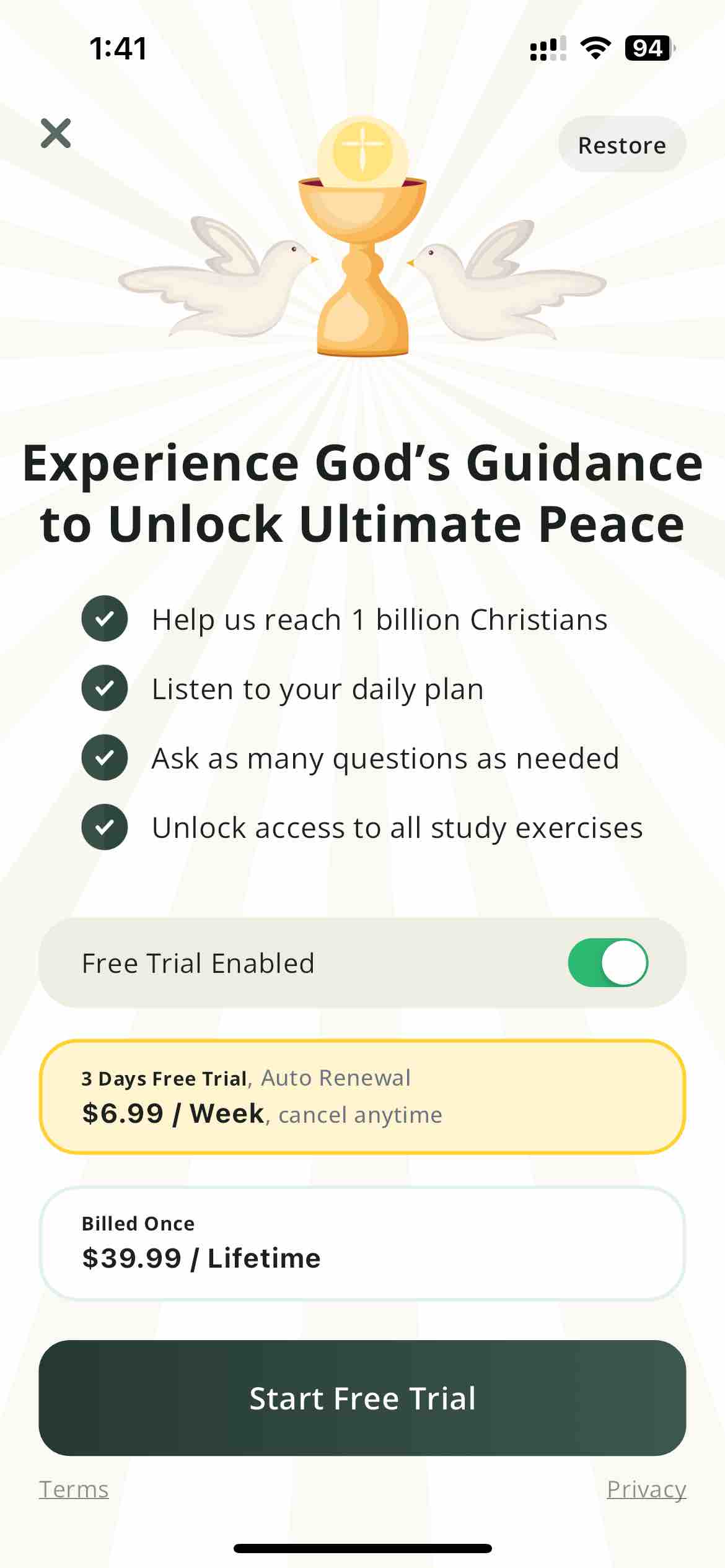 Bible Path: Prayers & Widgets
