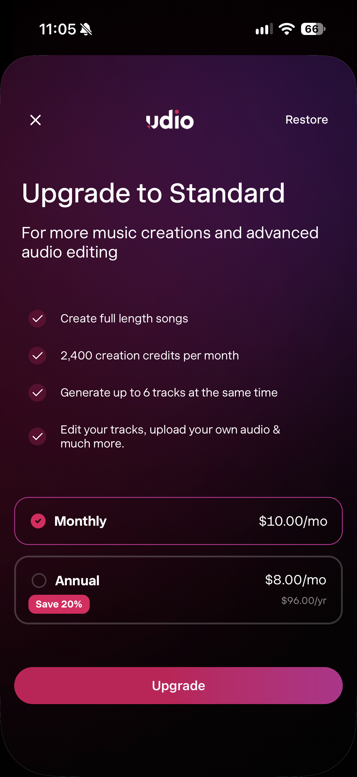 Udio: AI Music Maker & Studio