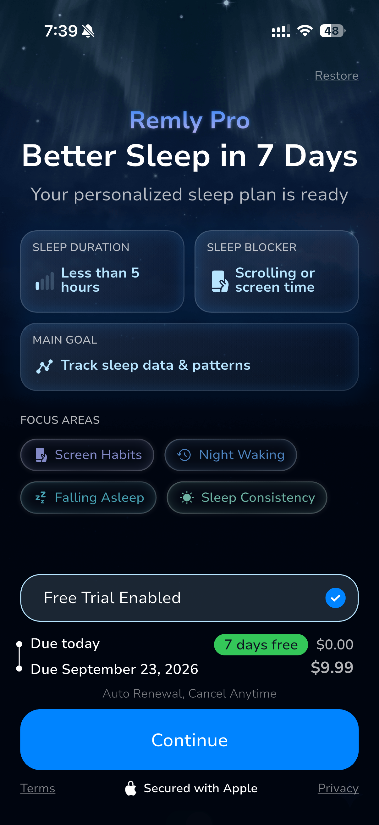 Sleep Tracker & Sound by Remly
