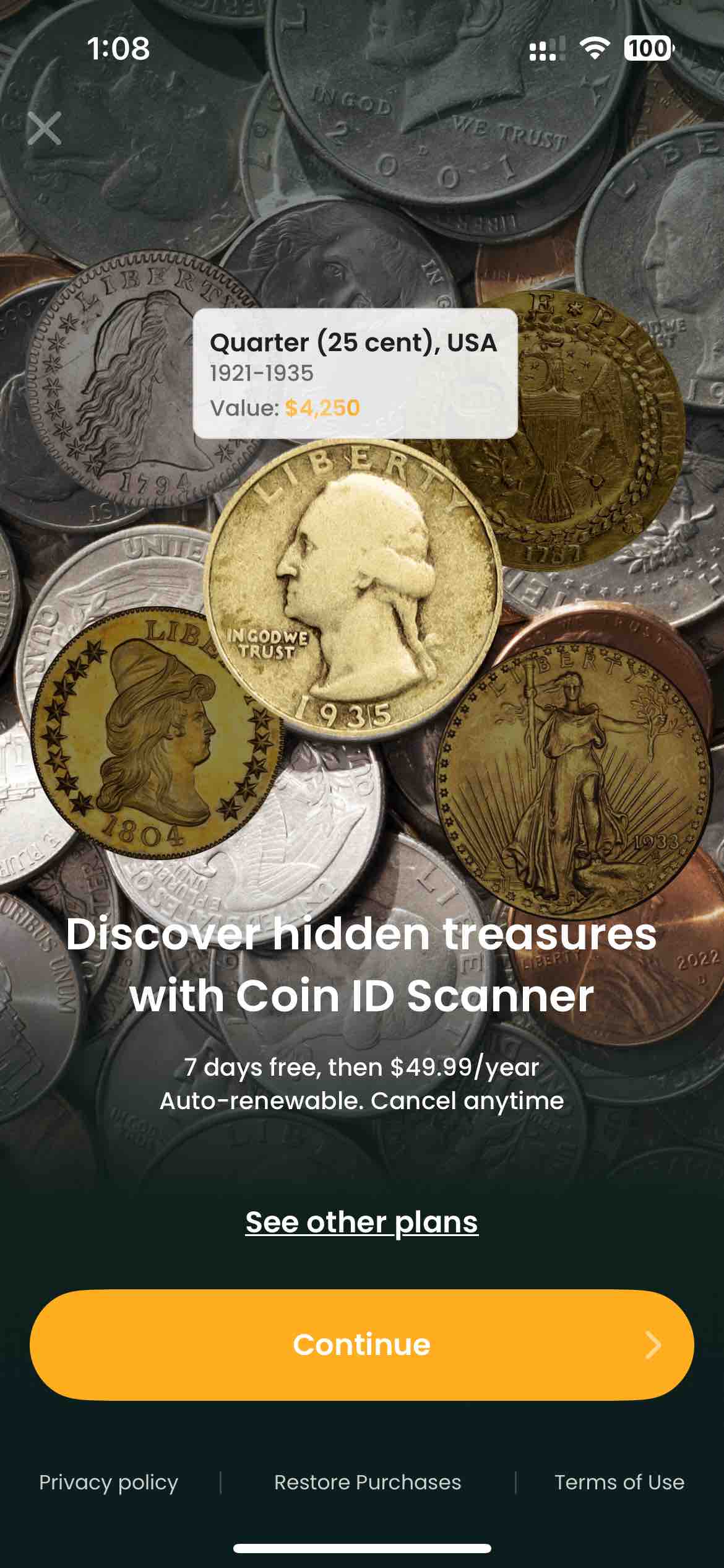 Coin ID Scanner: Value Checker