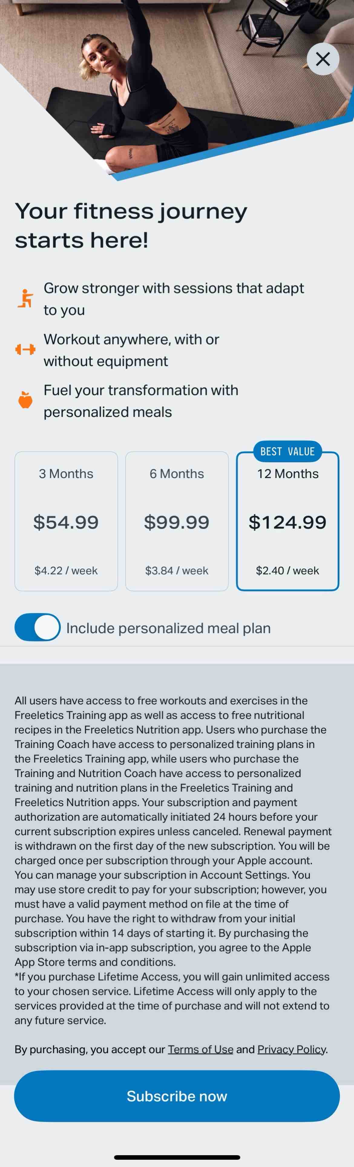 Freeletics: Workouts & Fitness