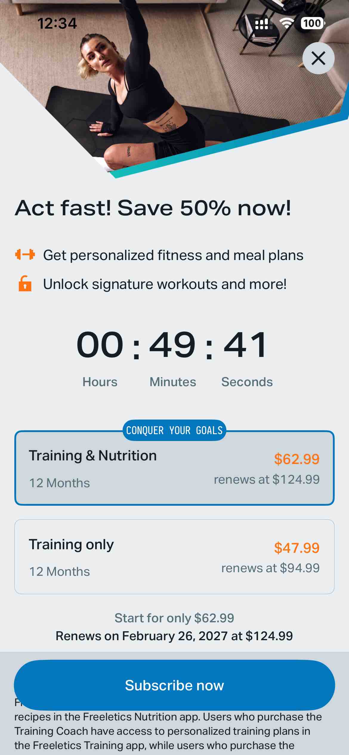 Freeletics: Workouts & Fitness