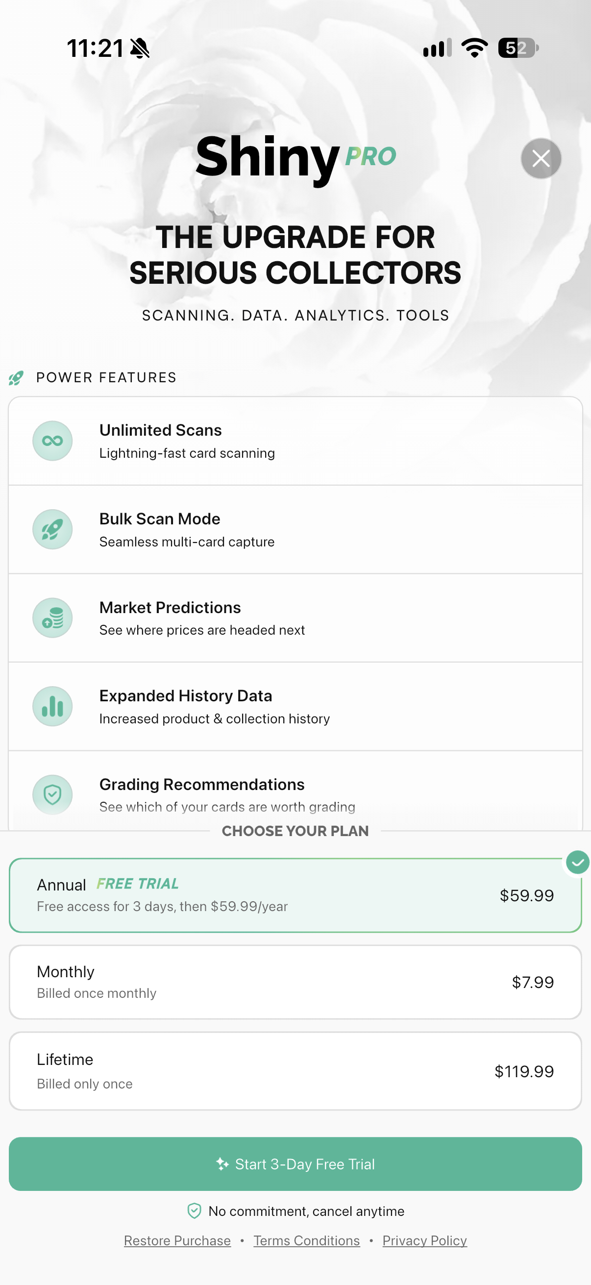 Card Value Scanner - Shiny