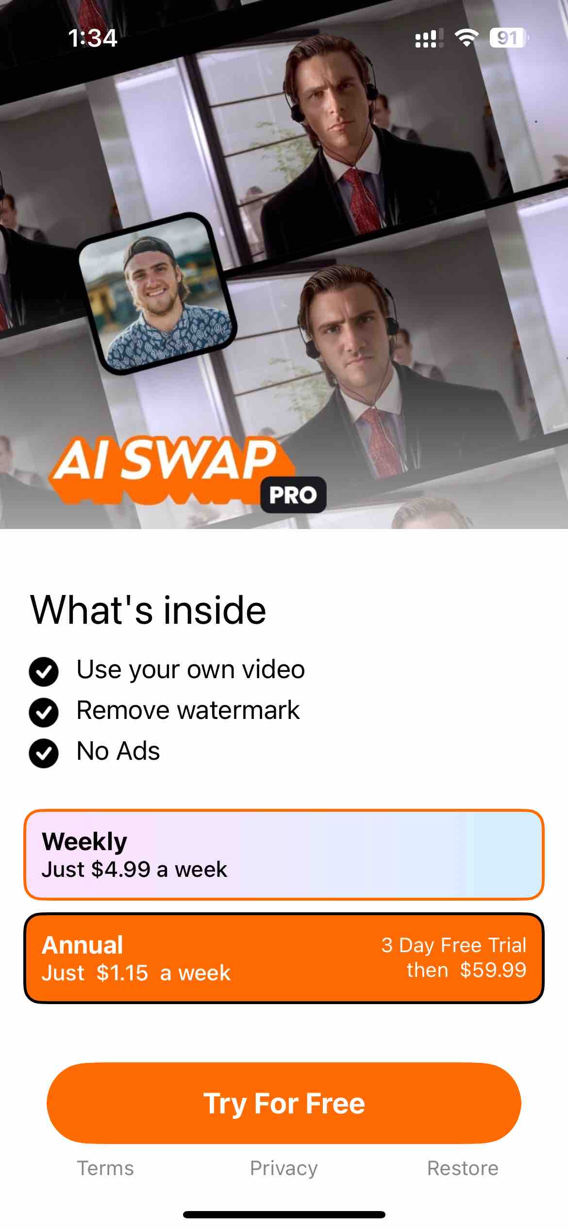 AI Swap Face Video Generator