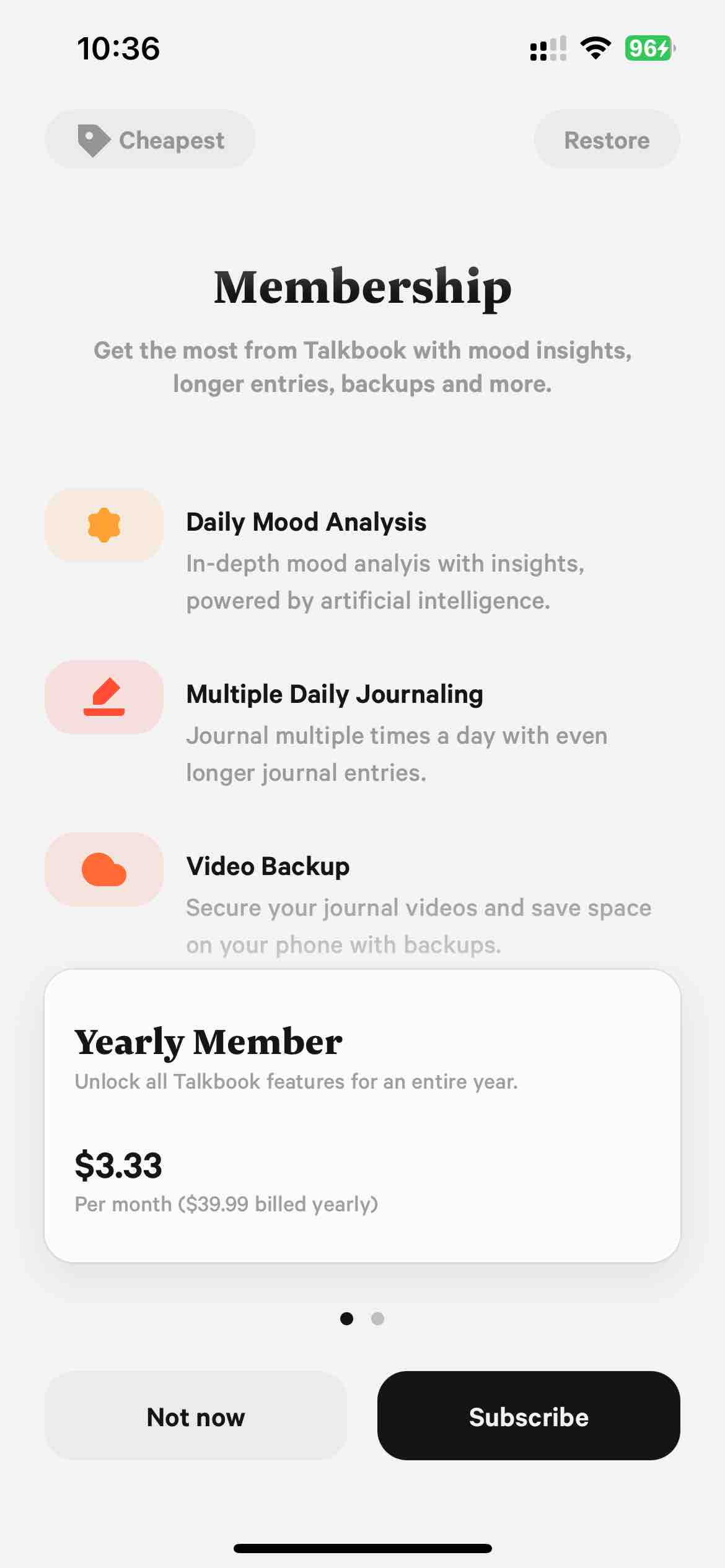Talkbook Video Journal