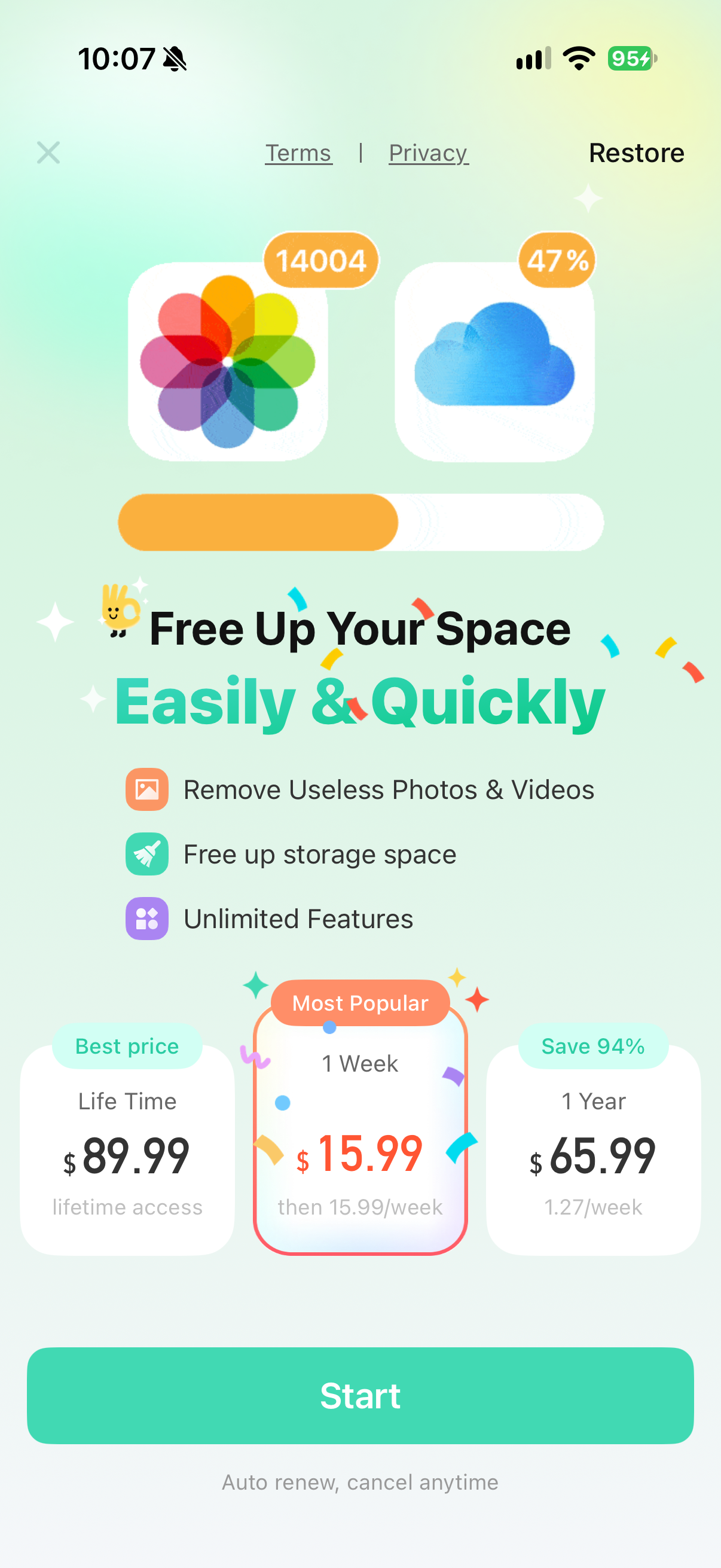 AI Cleaner:Swipe Photo CleanUp