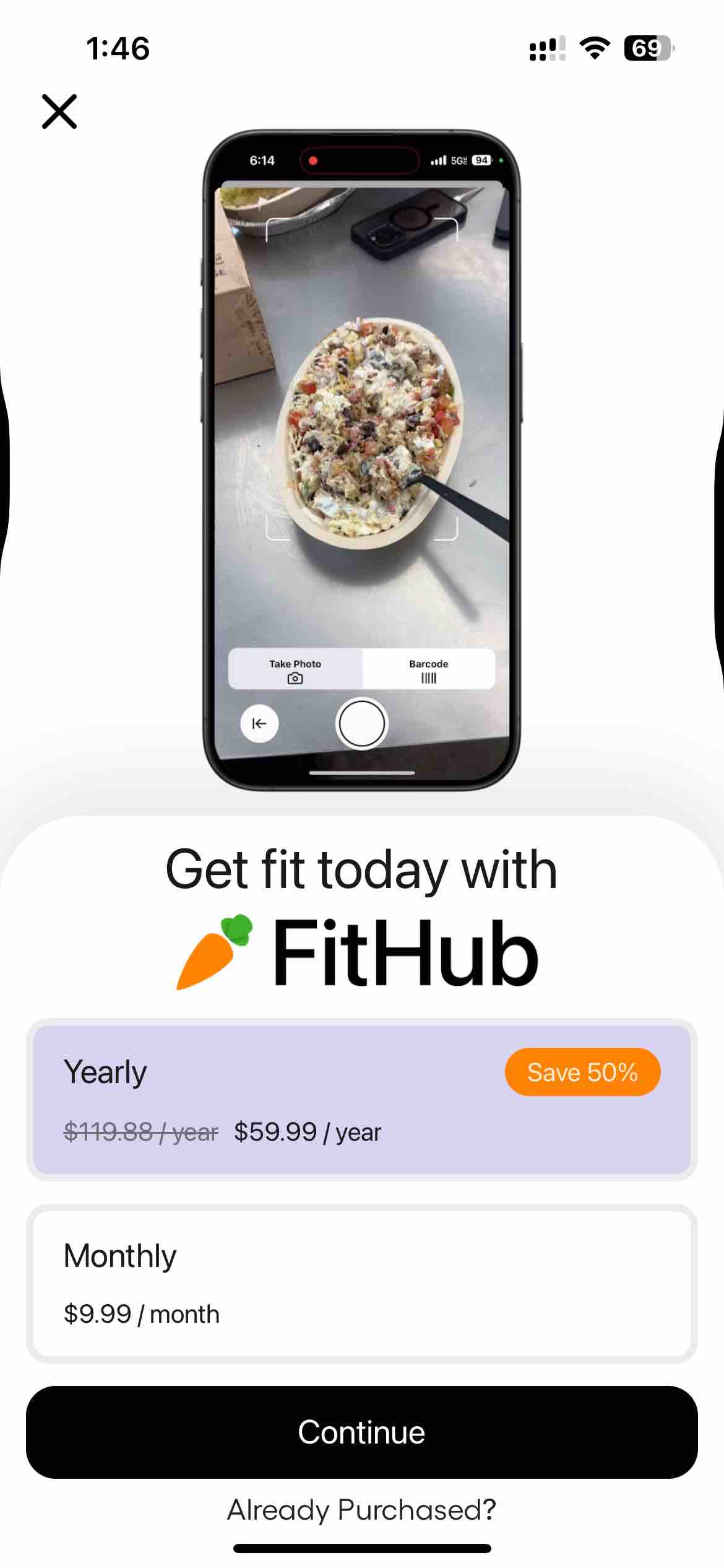 FitHub - AI Calorie Tracker