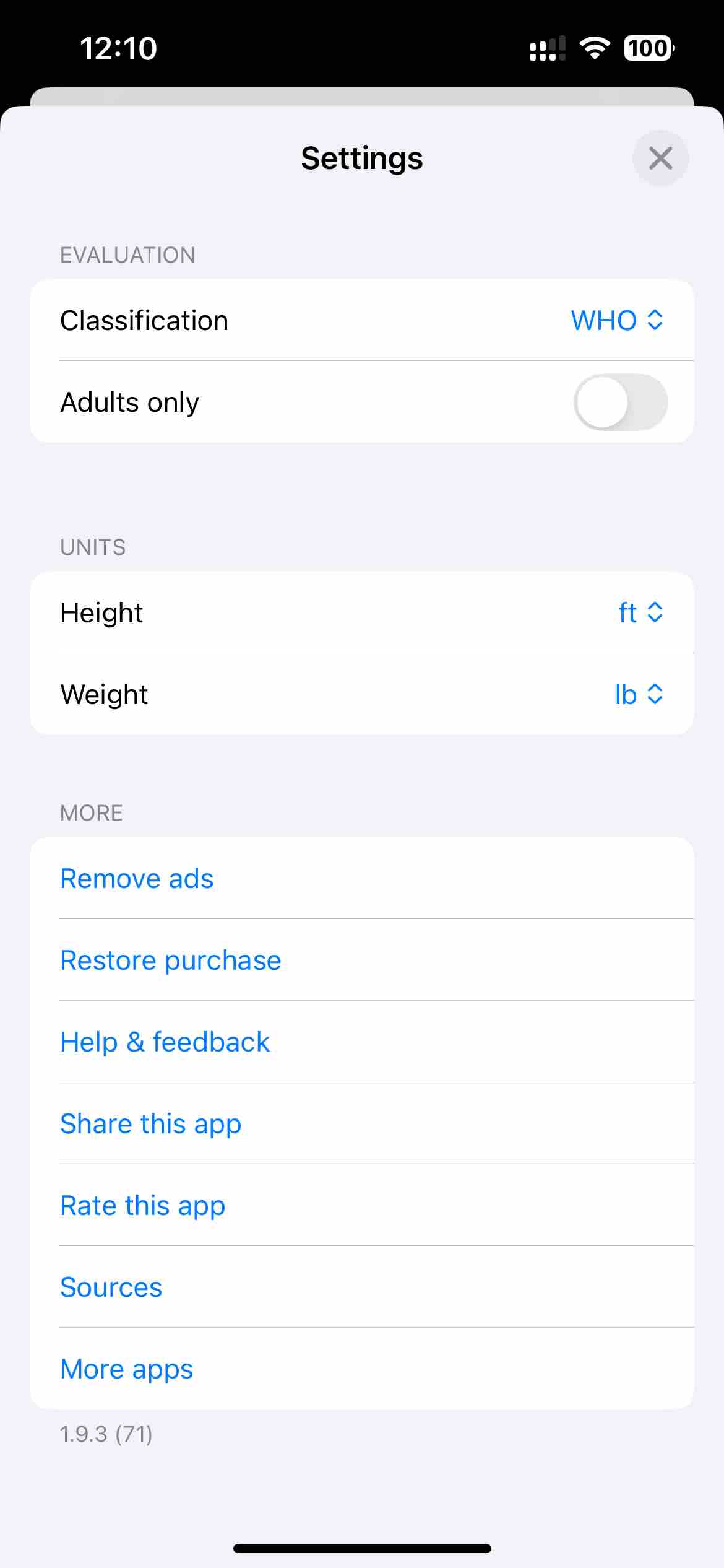 BMI Calculator – Weight Loss