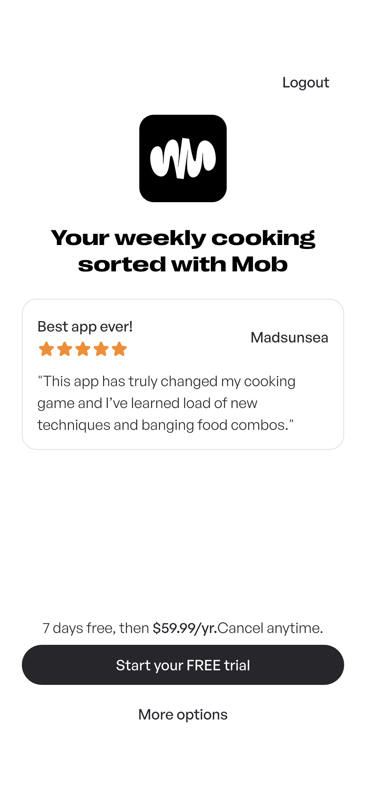 Mob: Delicious Meal Planning