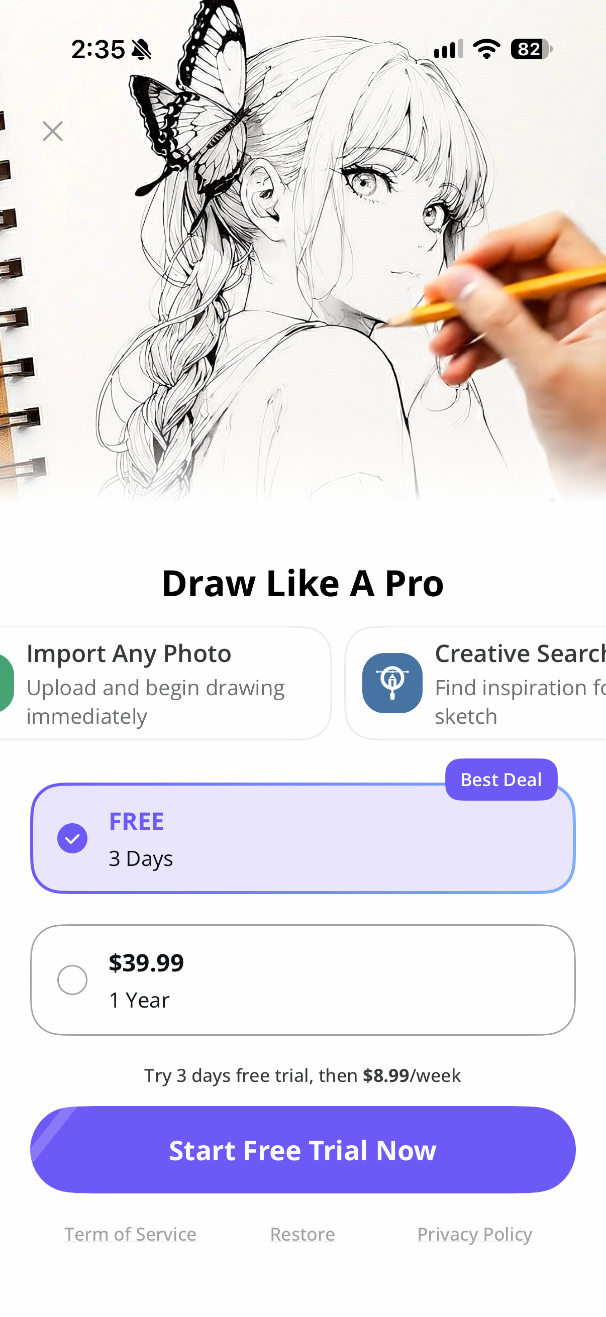 AR Drawing App - Sketchify
