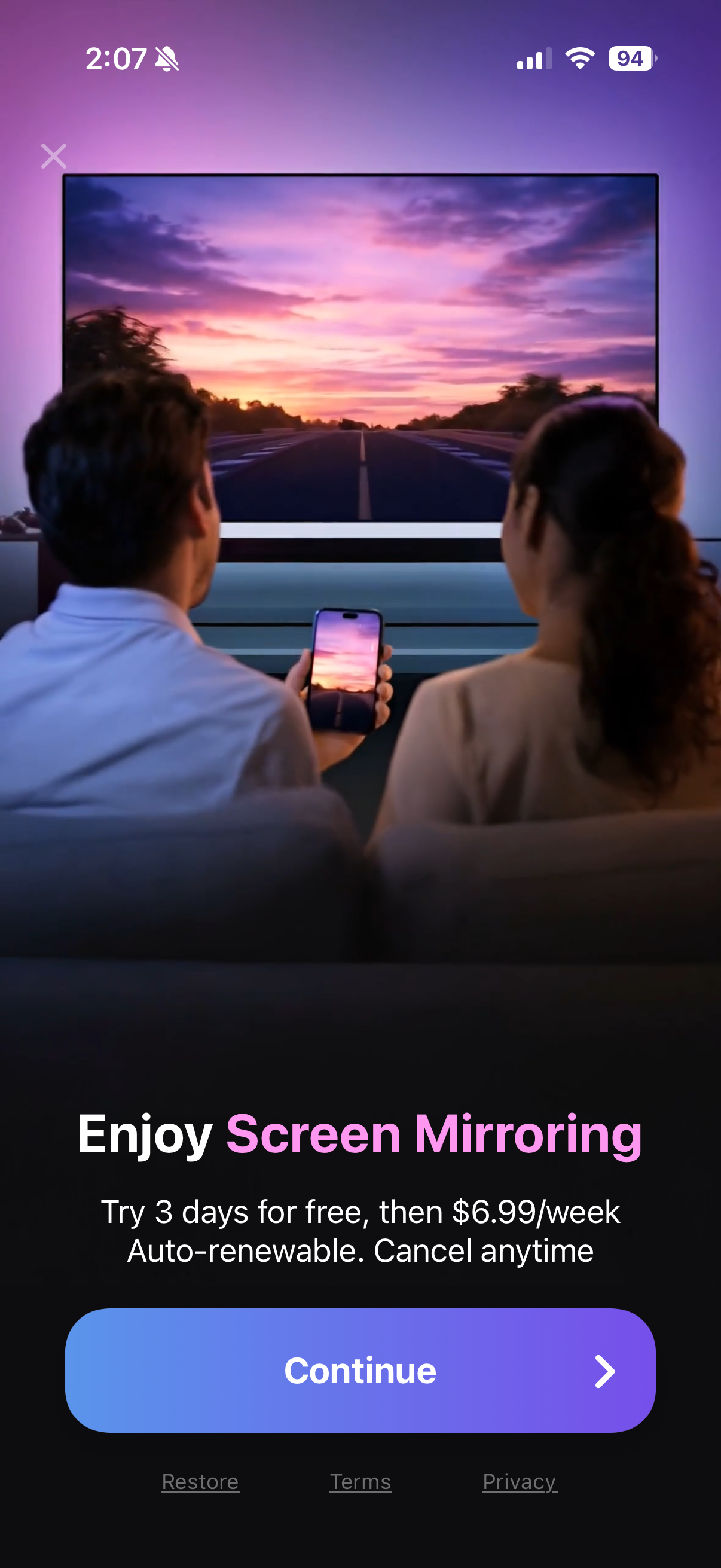 Screen Mirroring | Cast to TV