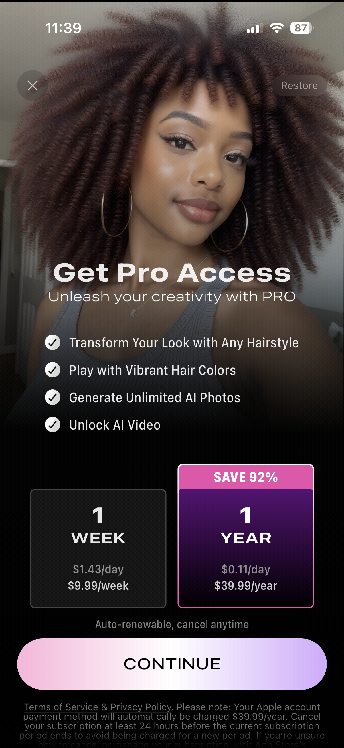 Beautify - Hairstyle Try On