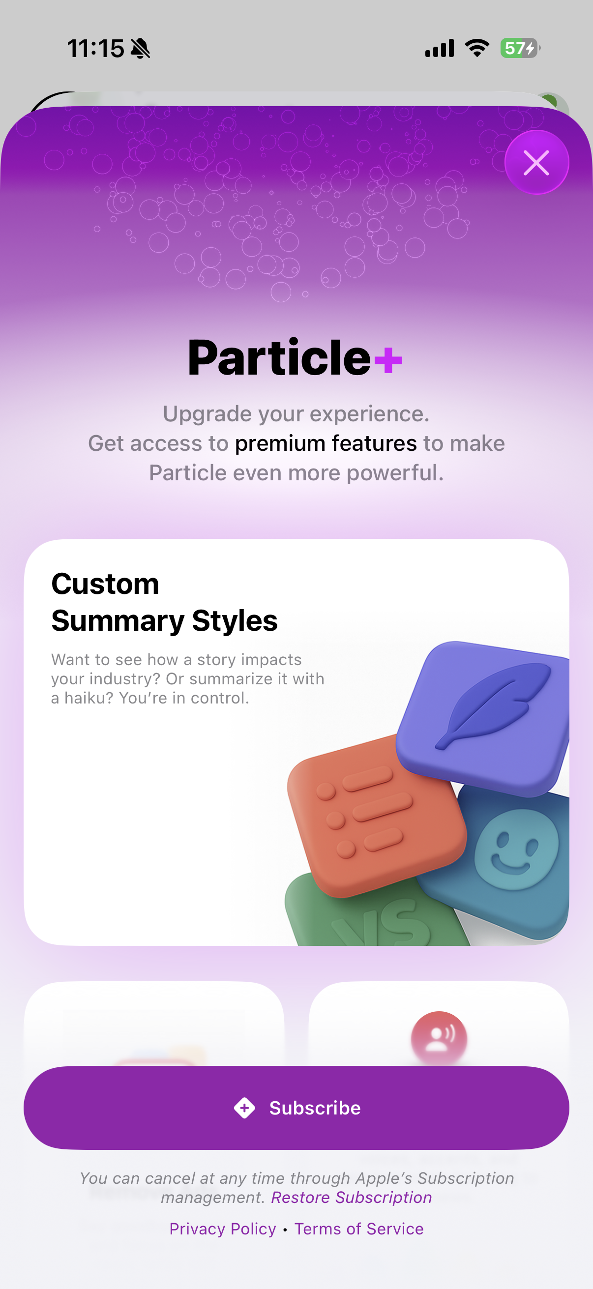 Particle: Personalized News