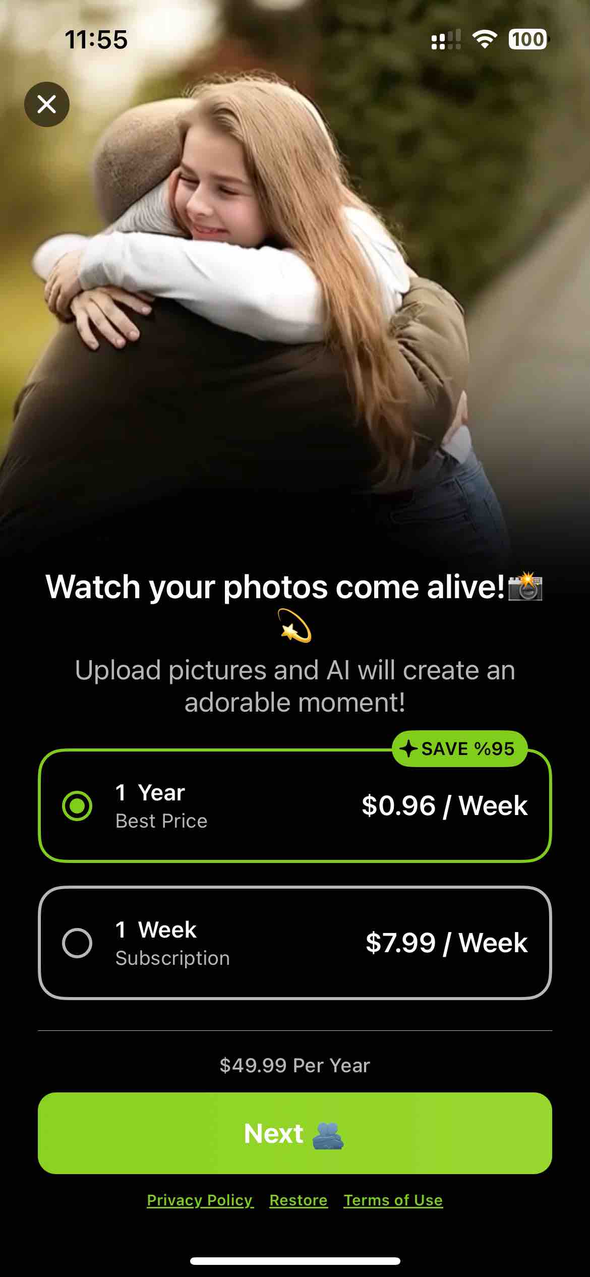 VidAI - AI Hug Video Maker