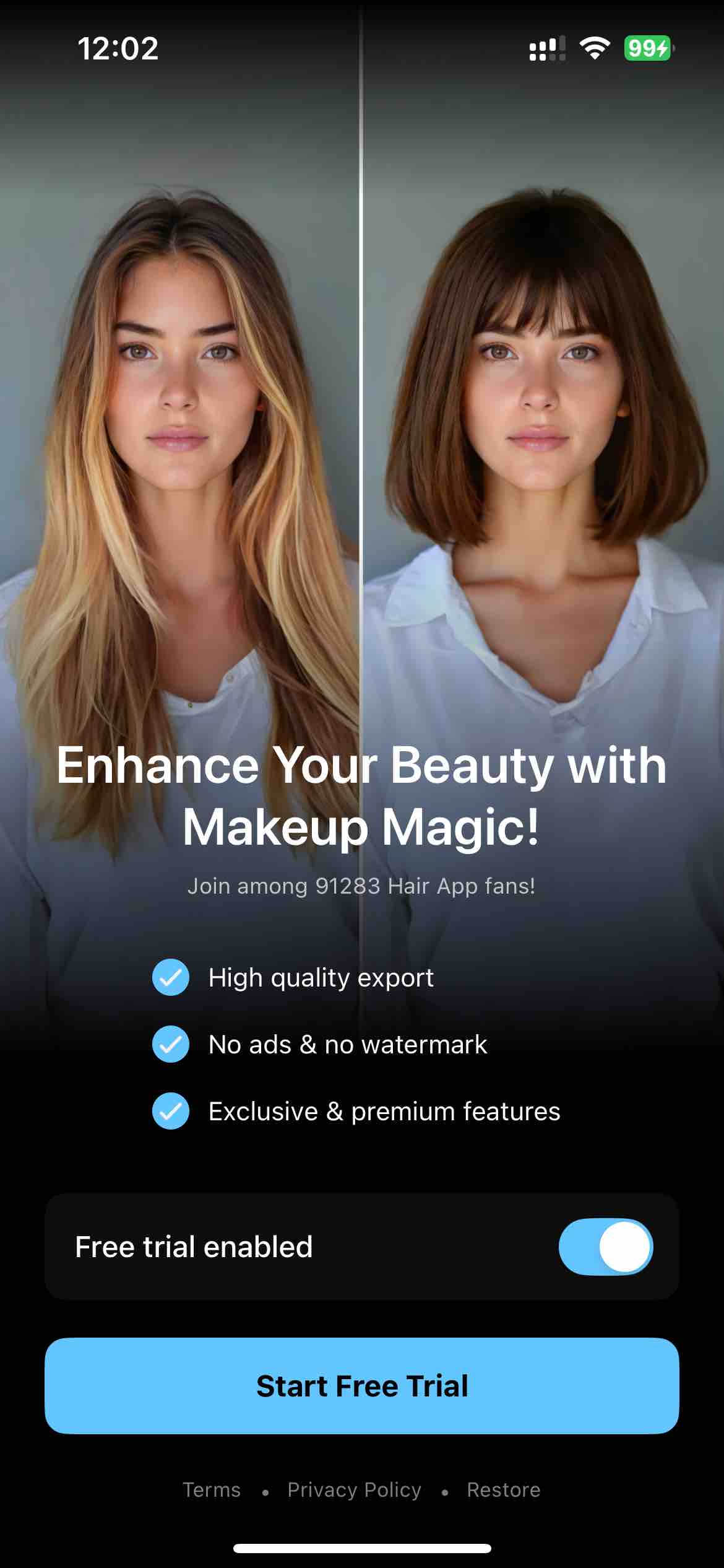 Hair AI: Hairstyle Filter, Cut