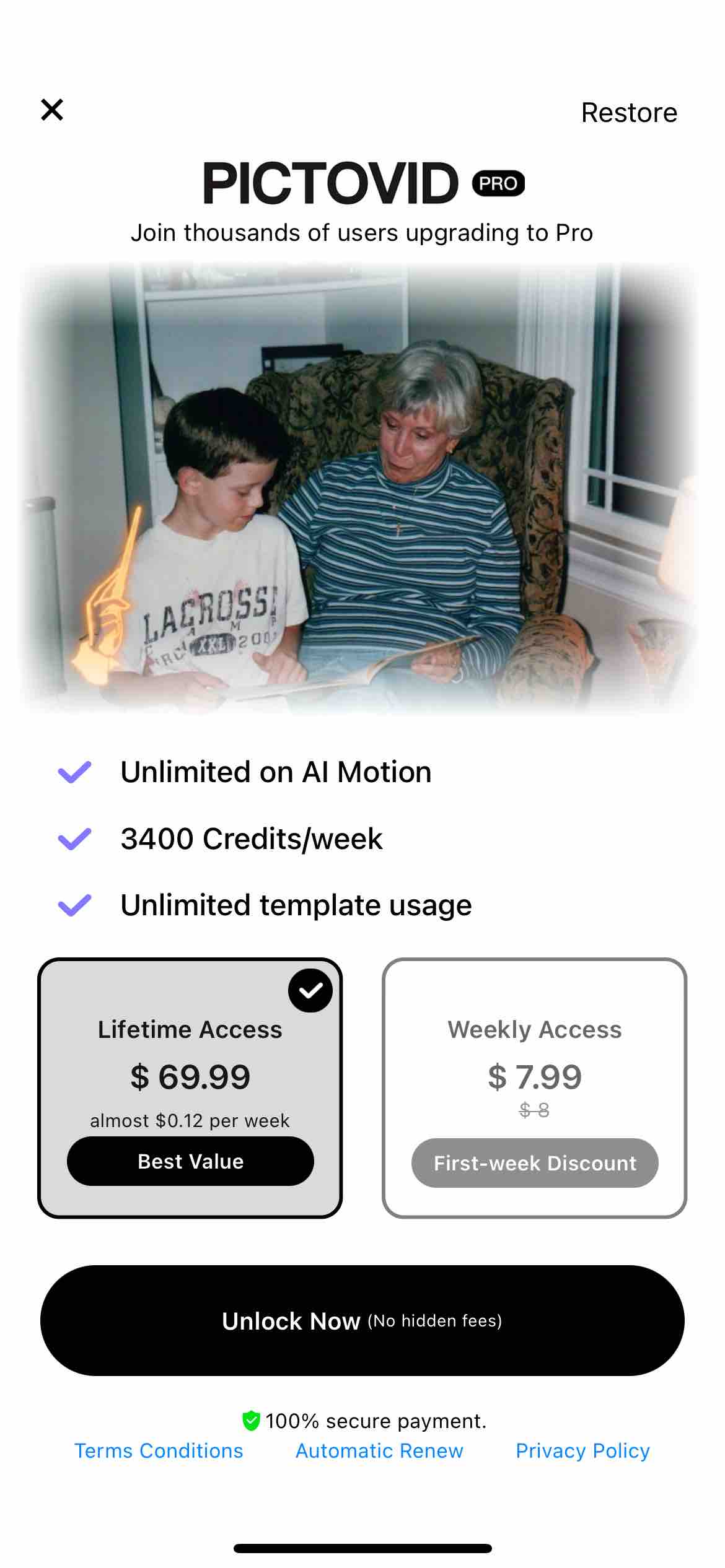 PicToVid: AI Photo Generator