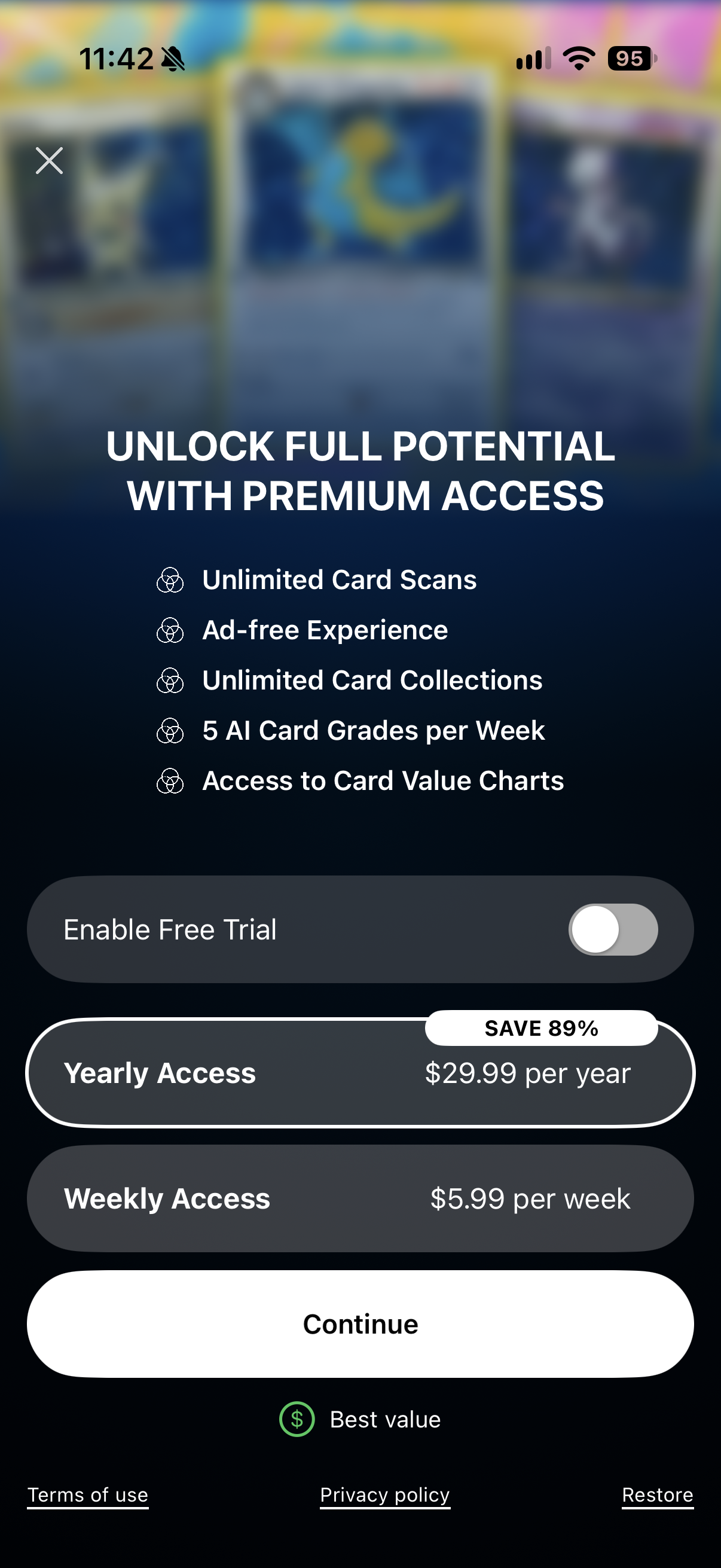 TCG Card Scanner for Pokemon